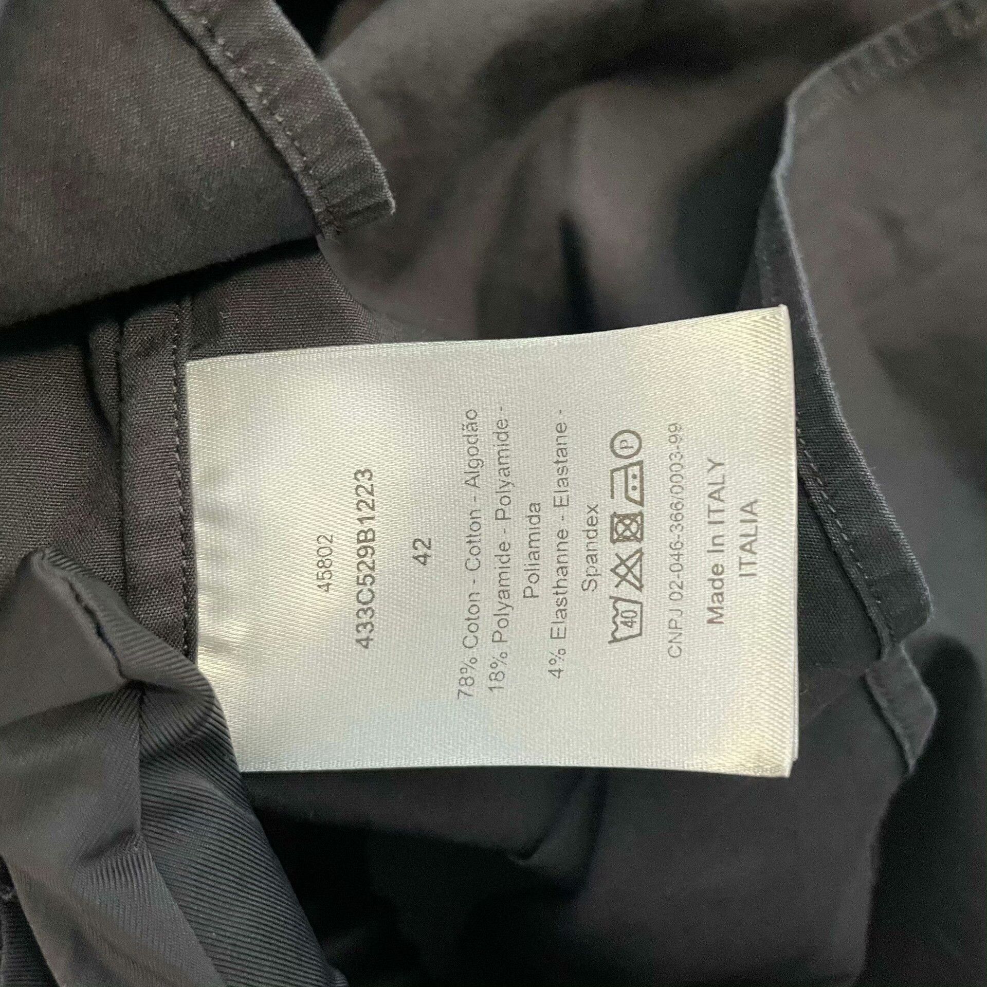 Dior Dior Black Shirt Size 42 Size US XS / EU 42 / 0 - 5 Thumbnail