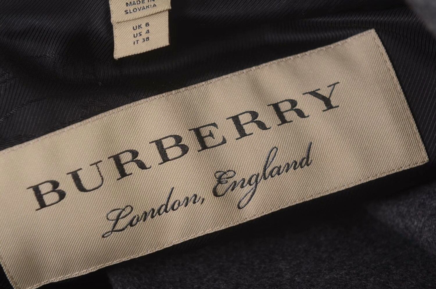 Burberry Burberry Gray Wool Coat Size 36 Size XS / US 0-2 / IT 36-38 - 3 Thumbnail