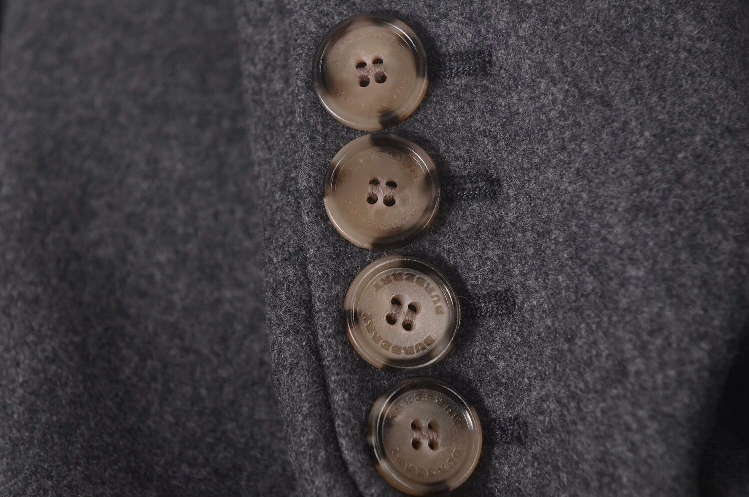 Burberry Burberry Gray Wool Coat Size 36 Size XS / US 0-2 / IT 36-38 - 9 Thumbnail
