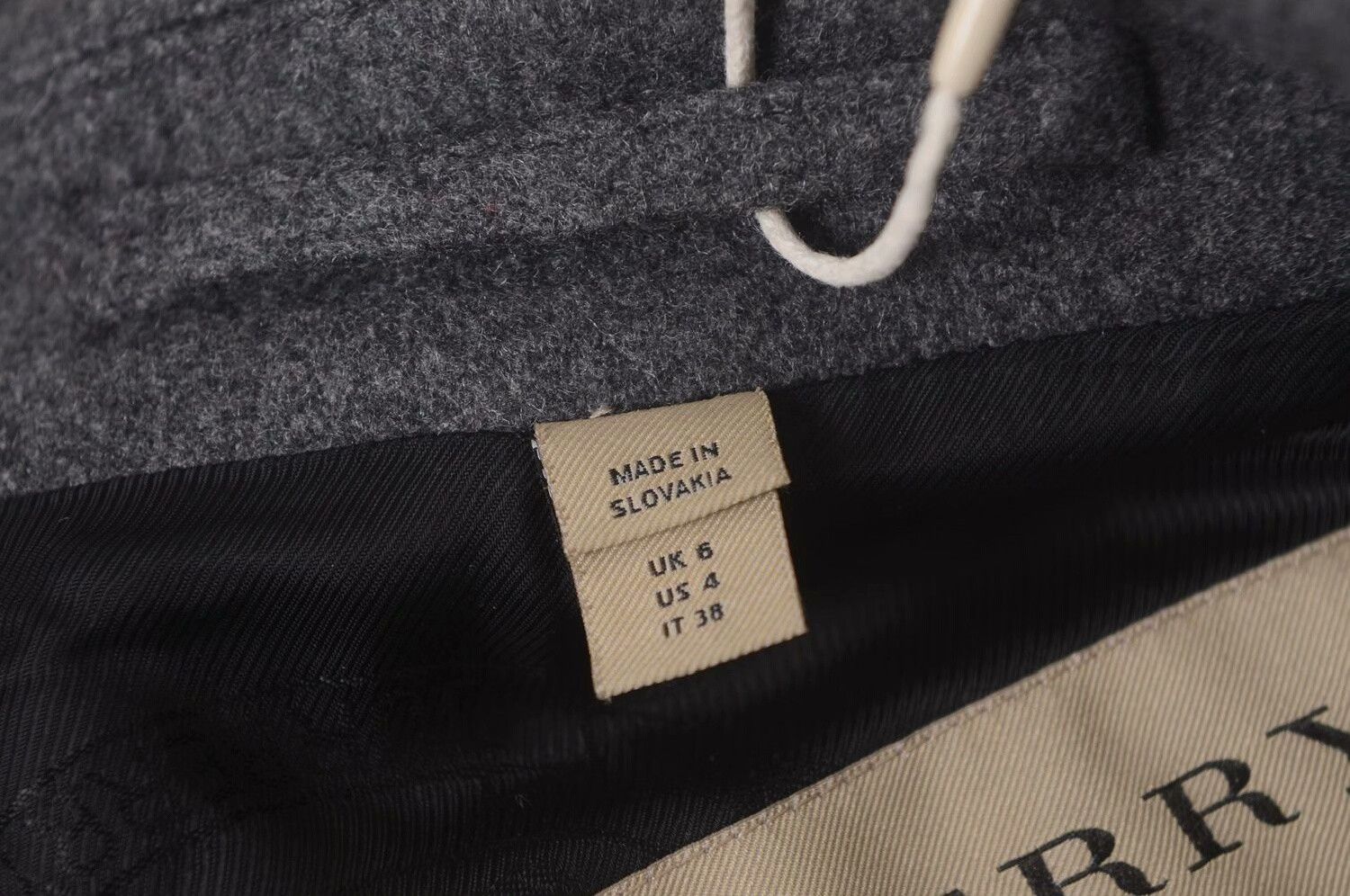 Burberry Burberry Gray Wool Coat Size 36 Size XS / US 0-2 / IT 36-38 - 6 Thumbnail