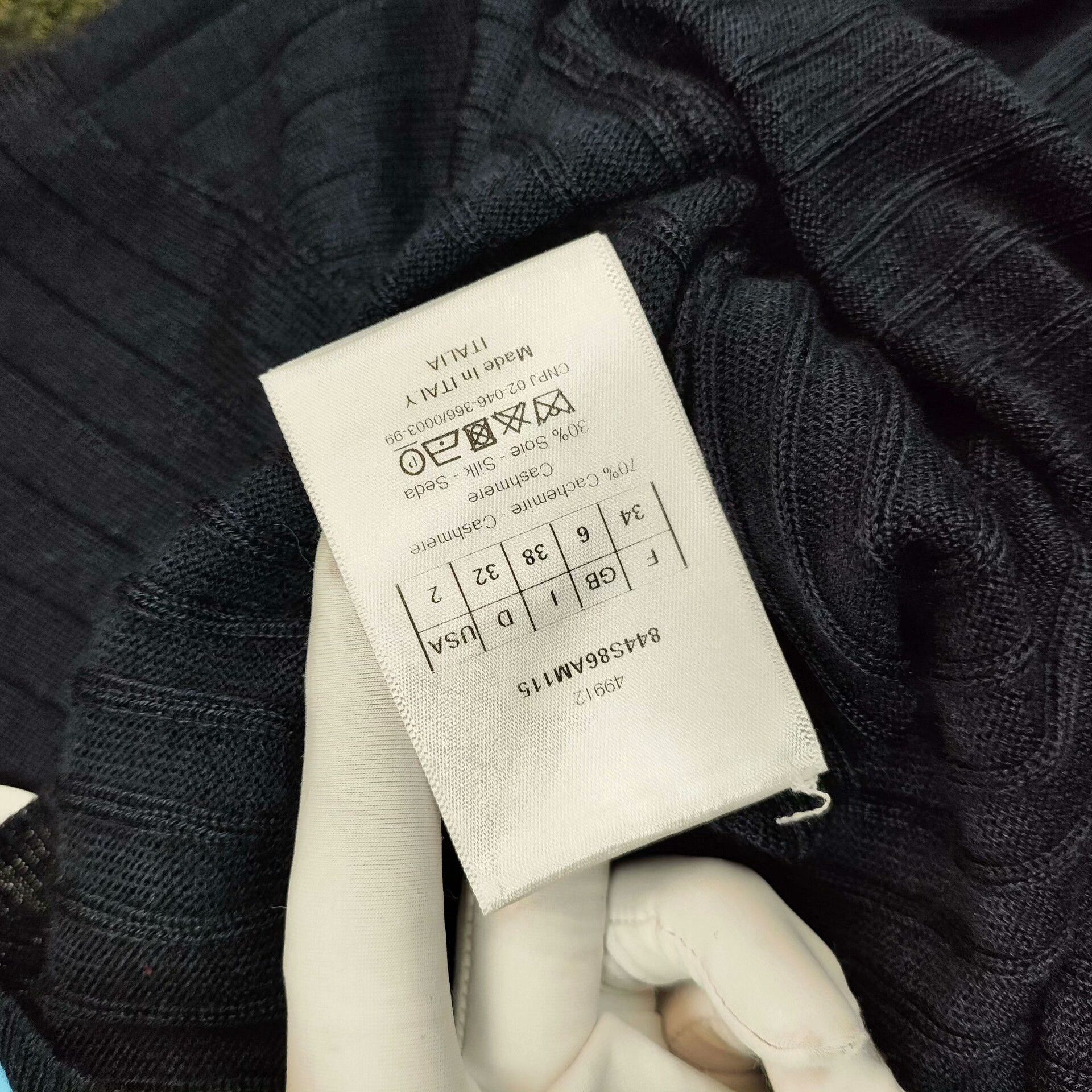 Dior Dior Cashmere Slim Turtleneck Sweater Size XXS / US 00 / IT 34 - 7 Thumbnail