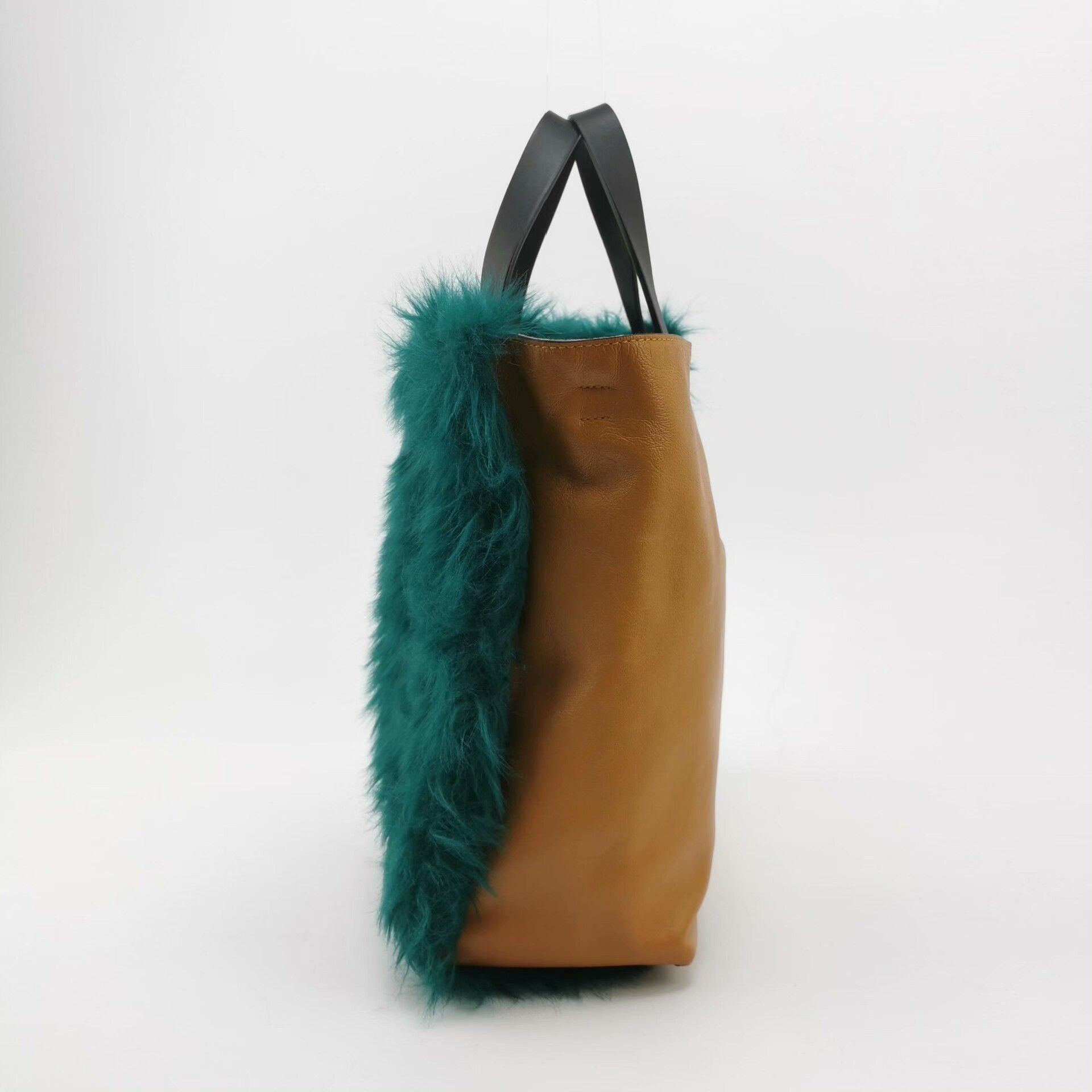 Marni MARNI Green Paneled Furry Bag Size ONE SIZE - 3 Thumbnail