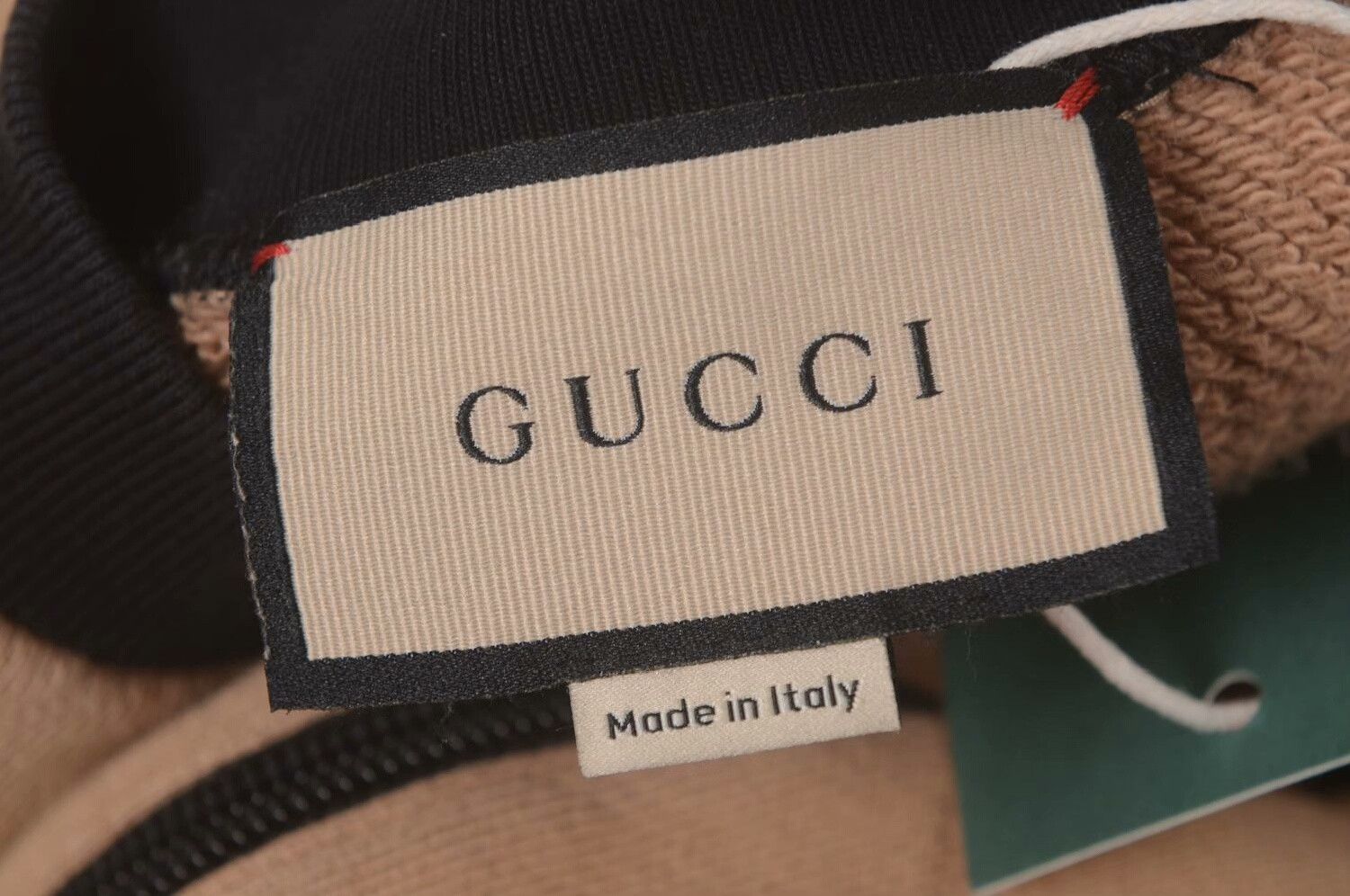 Gucci Gucci Classic GG Logo Khaki Sweatshirt XS Size US XS / EU 42 / 0 - 3 Thumbnail
