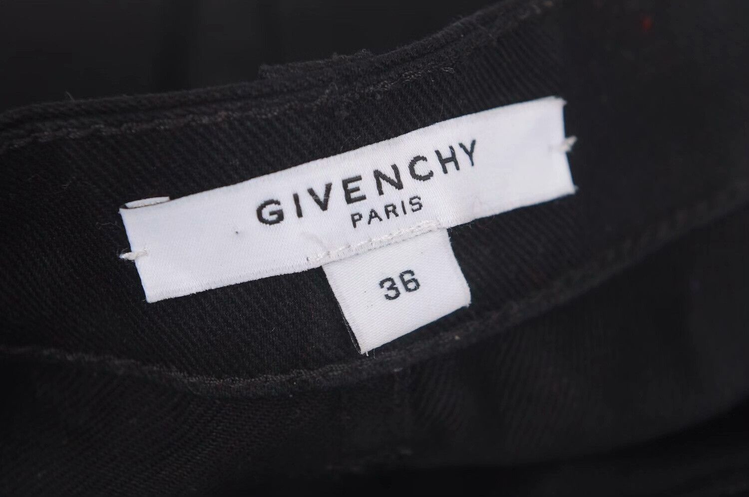 Givenchy Givenchy Gray Leather Panel Straight Jeans 36 Size US 36 / EU 52 - 4 Thumbnail