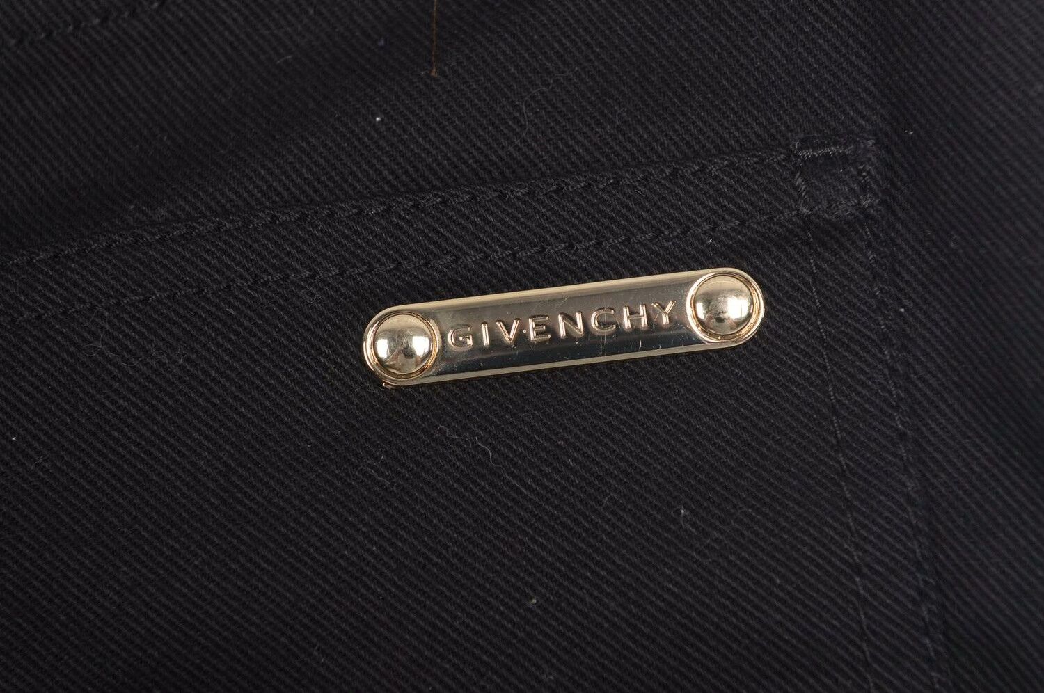Givenchy Givenchy Gray Leather Panel Straight Jeans 36 Size US 36 / EU 52 - 3 Thumbnail