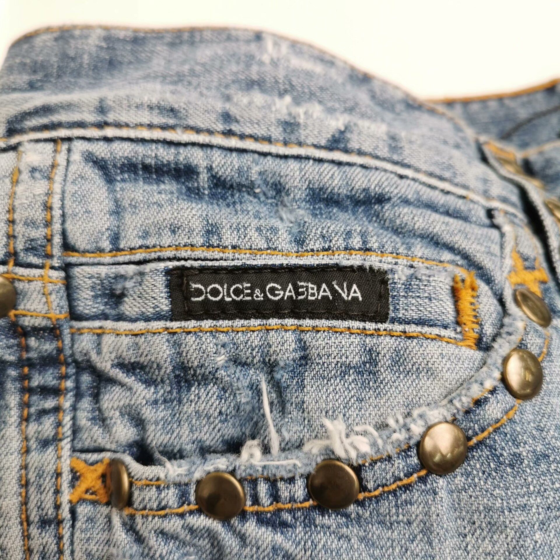Dolce & Gabbana Dolce&Gabbana DG Jeans Size 38 Italy Size US 27 - 3 Thumbnail