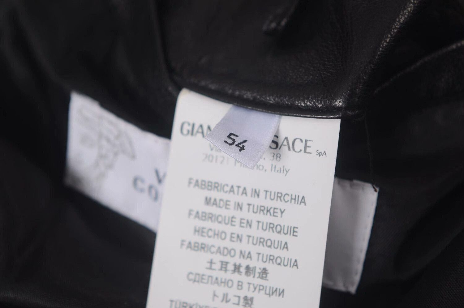 Versace Versace Men's Leather Jacket Size US L / EU 52-54 / 3 - 6 Thumbnail