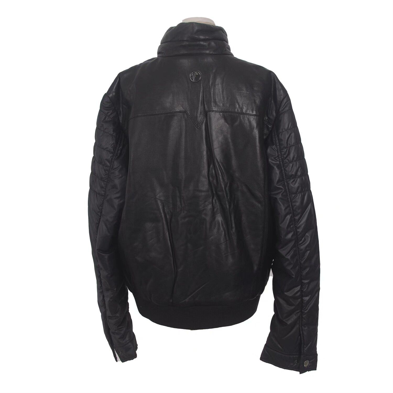 Versace Versace Men's Leather Jacket Size US L / EU 52-54 / 3 - 2 Thumbnail