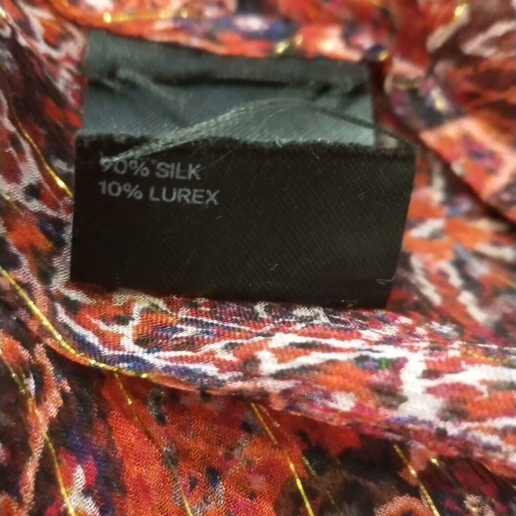 Zimmermann Zimmermann Red Printed Silk Blouse Size M / US 6-8 / IT 42-44 - 8 Thumbnail