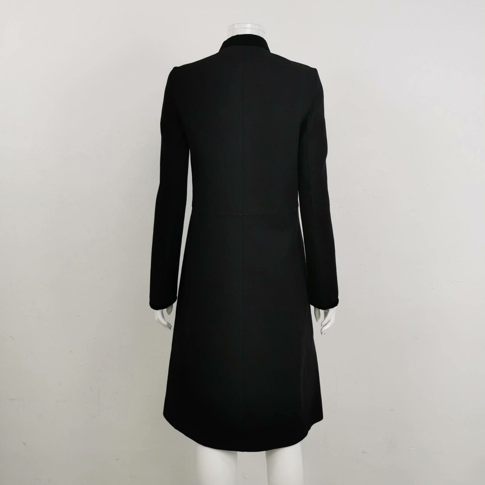 Bottega Veneta Bottega Veneta Black Wool Coat Size 38 Size S / US 4 / IT 40 - 2 Thumbnail