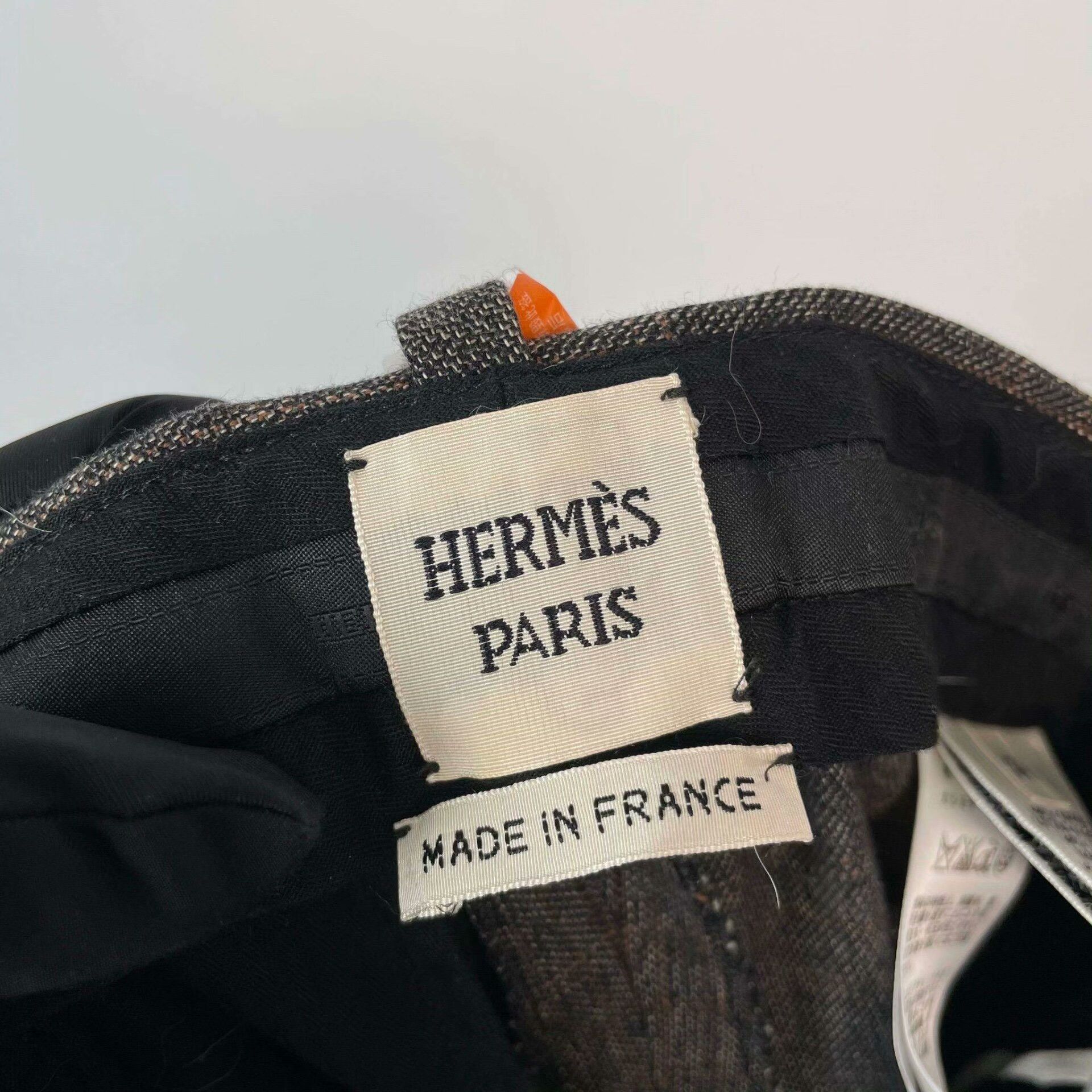 Hermes Hermès Wool Trousers Gray Size 34 Size US 34 / EU 50 - 3 Thumbnail