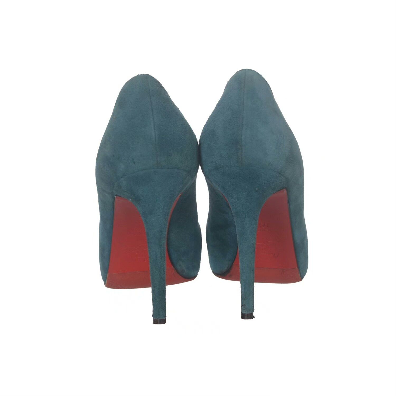 Christian Louboutin Christian Louboutin Suede High Heels 37.5 Size US 6.5 / IT 36.5 - 4 Thumbnail