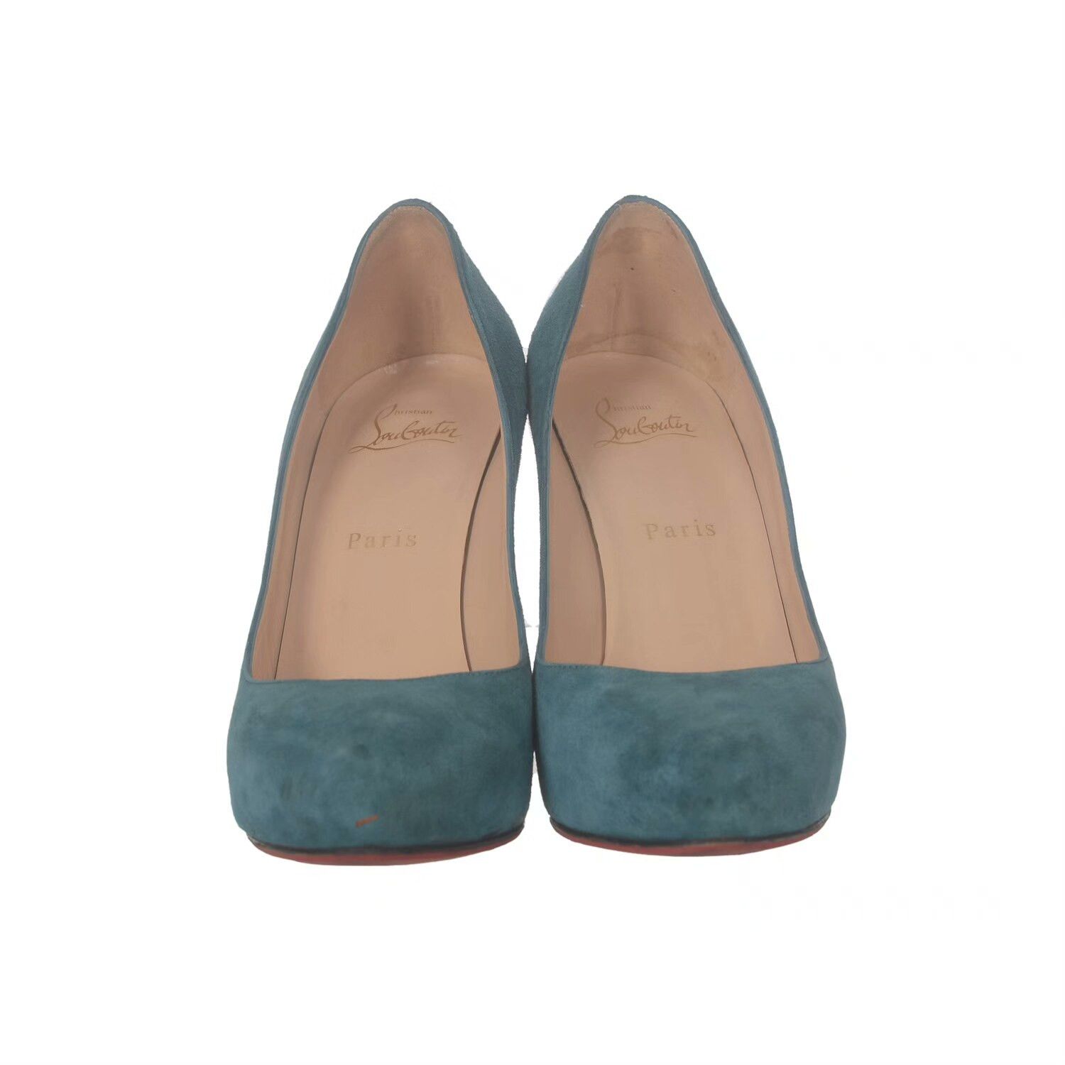 Christian Louboutin Christian Louboutin Suede High Heels 37.5 Size US 6.5 / IT 36.5 - 2 Thumbnail