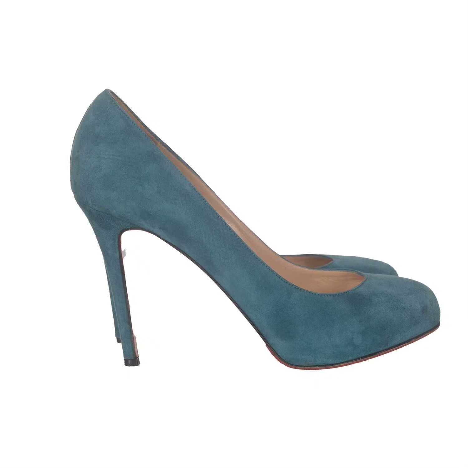 Christian Louboutin Christian Louboutin Suede High Heels 37.5 Size US 6.5 / IT 36.5 - 3 Thumbnail