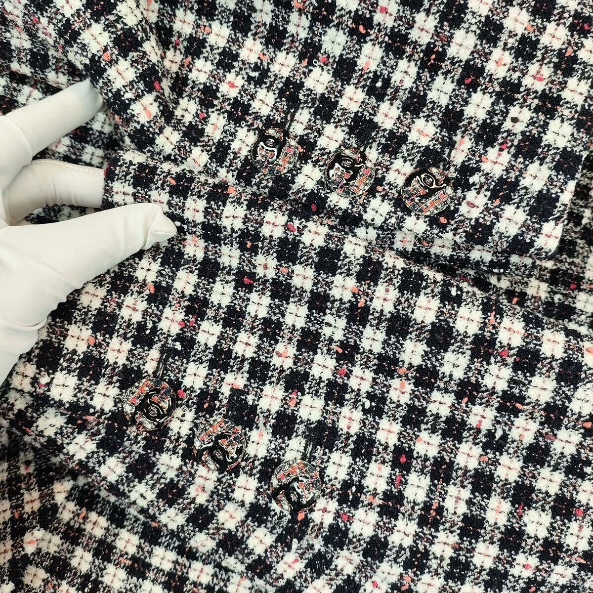 Chanel Chanel 24B Checked Hooded Jacket Size XS / US 0-2 / IT 36-38 - 9 Thumbnail