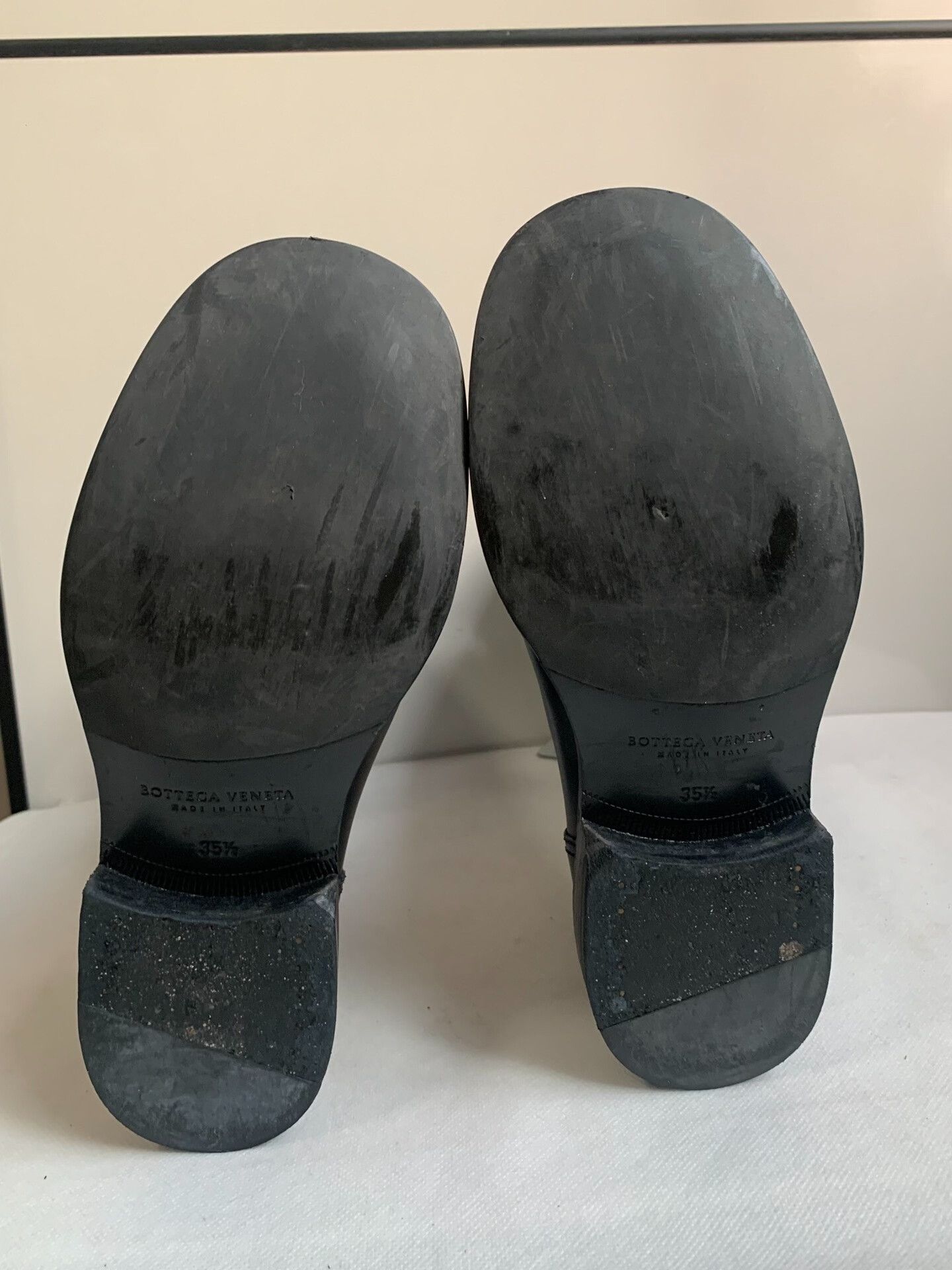 Bottega Veneta Bottega Veneta Black Mid-Calf Boots Size US 4.5 / IT 34.5 - 9 Thumbnail