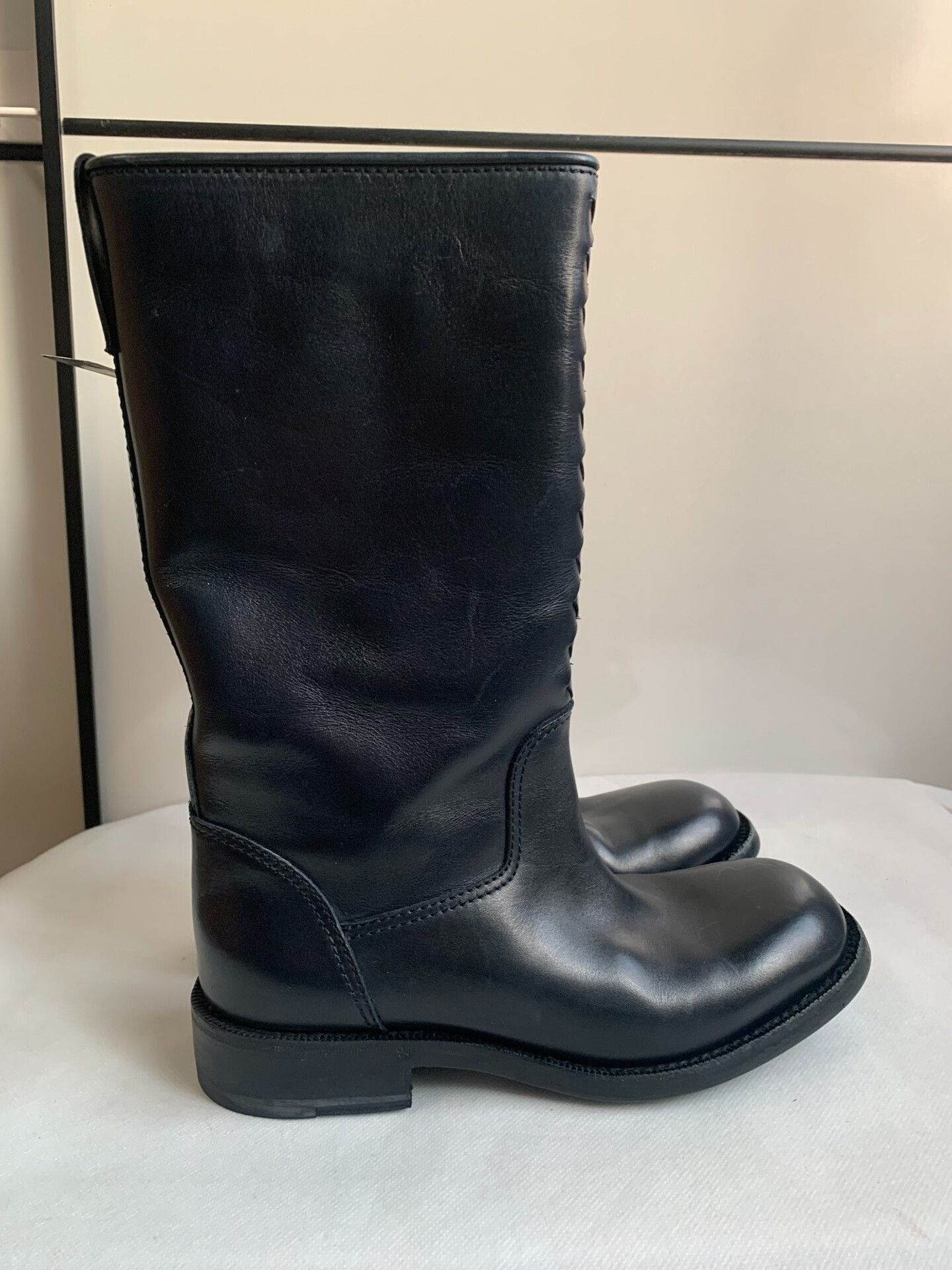 Bottega Veneta Bottega Veneta Black Mid-Calf Boots Size US 4.5 / IT 34.5 - 3 Thumbnail