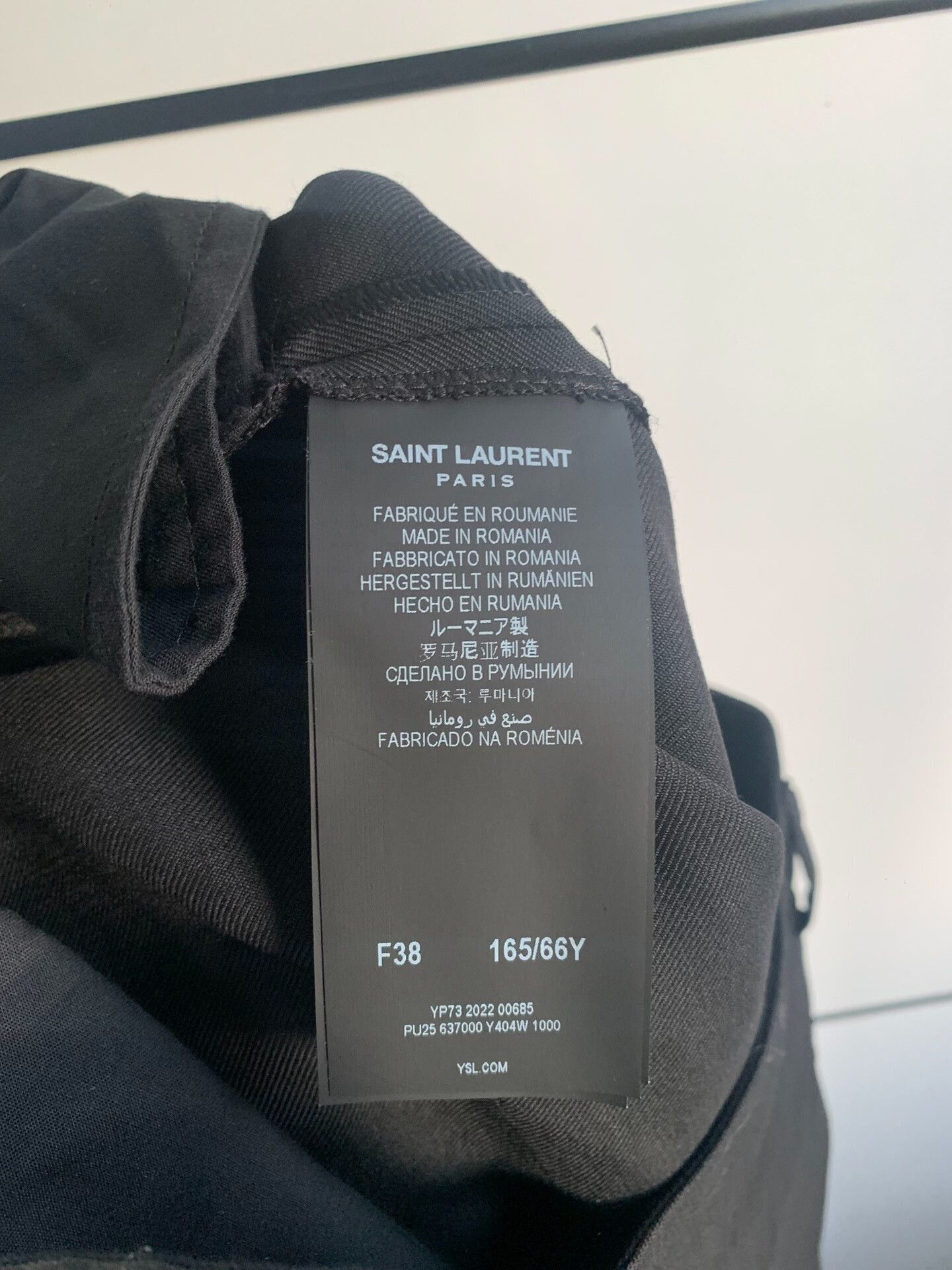 Saint Laurent Paris Saint Laurent Men's Dress Pants Size US 27 - 4 Thumbnail