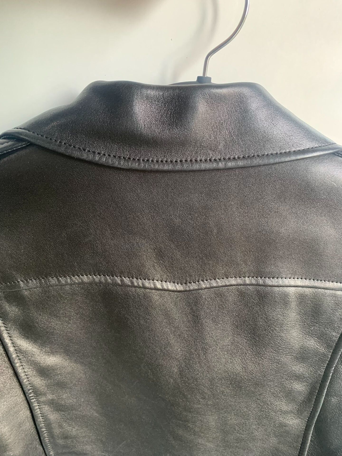 Yves Saint Laurent YSL Biker Black Short Leather Jacket Size XS / US 0-2 / IT 36-38 - 8 Thumbnail