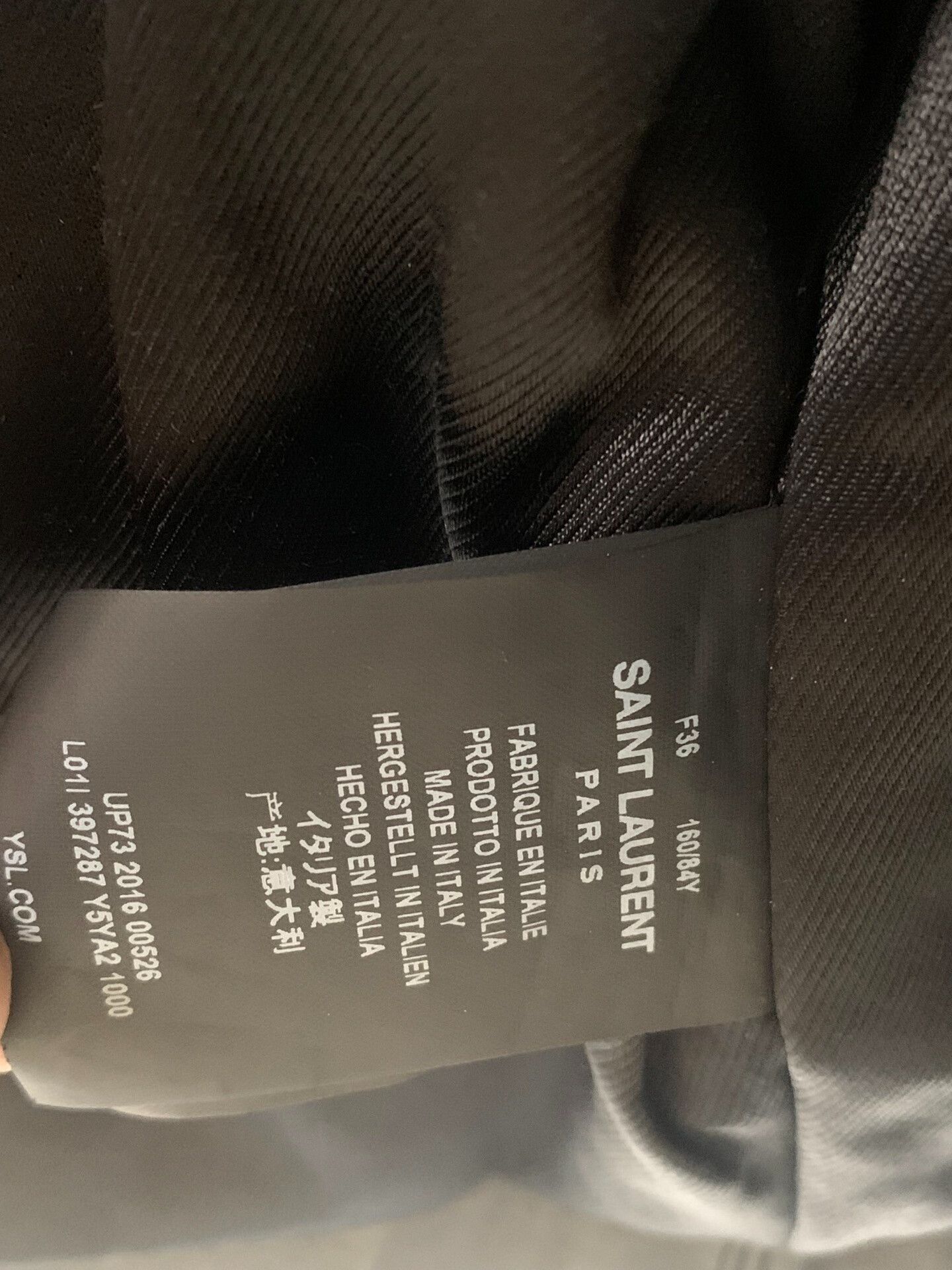 Yves Saint Laurent YSL Biker Black Short Leather Jacket Size XS / US 0-2 / IT 36-38 - 6 Thumbnail