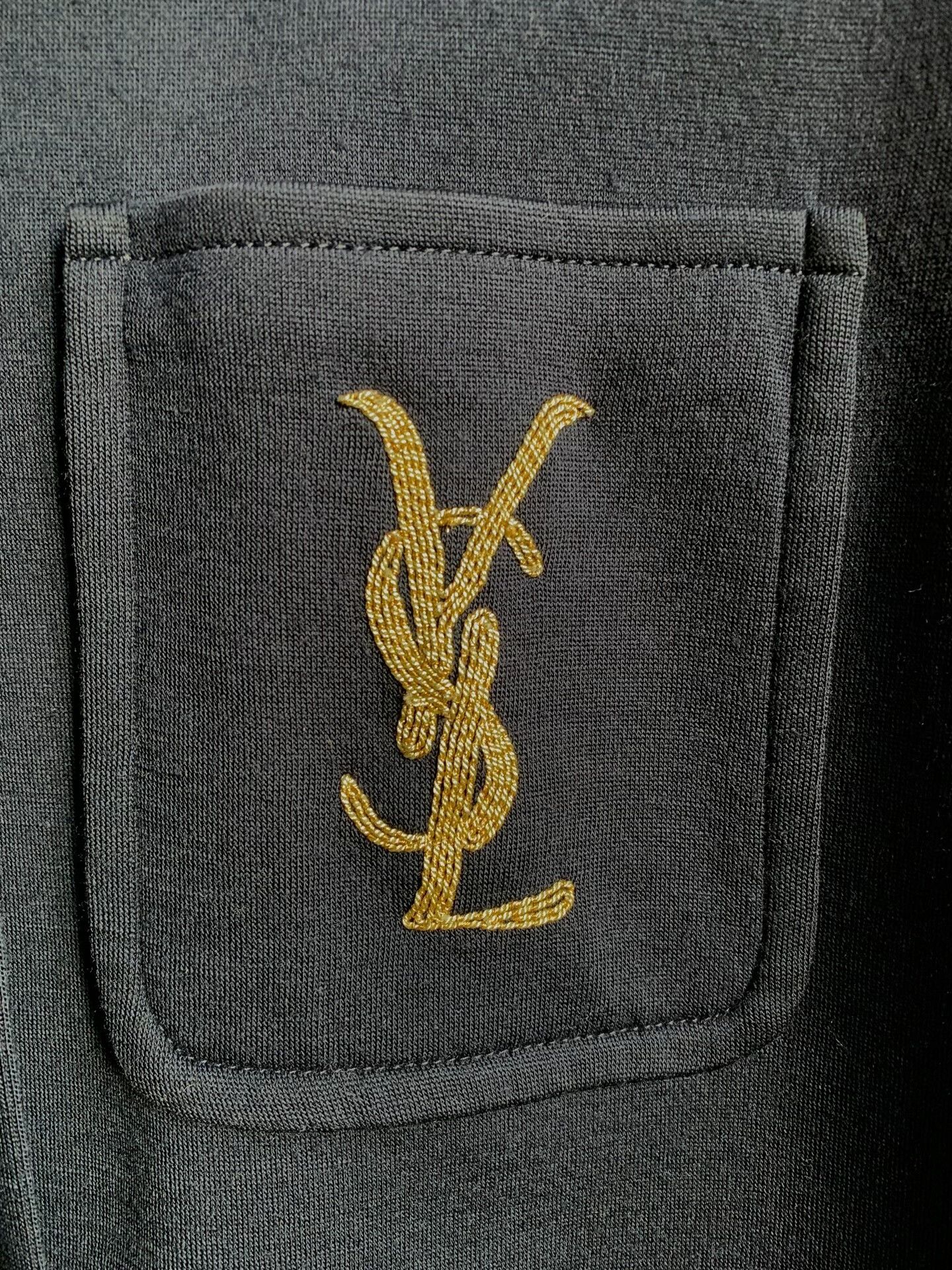 Saint Laurent Paris Saint Laurent Gold Embroidered Coat Size XXS / US 00 / IT 34 - 3 Thumbnail