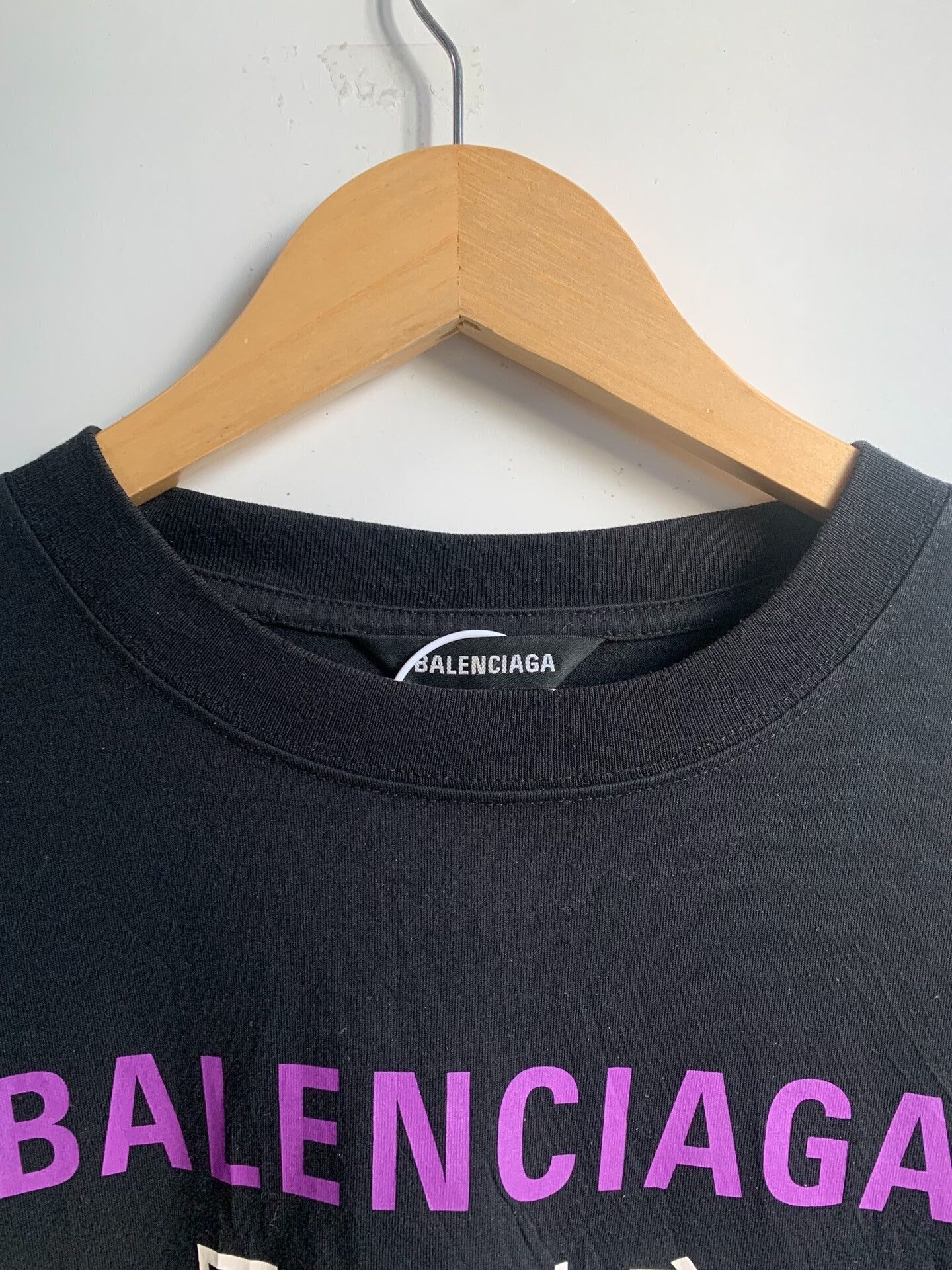 Balenciaga Balenciaga Seven Language Short Sleeve T-shirt Size US M / EU 48-50 / 2 - 2 Thumbnail