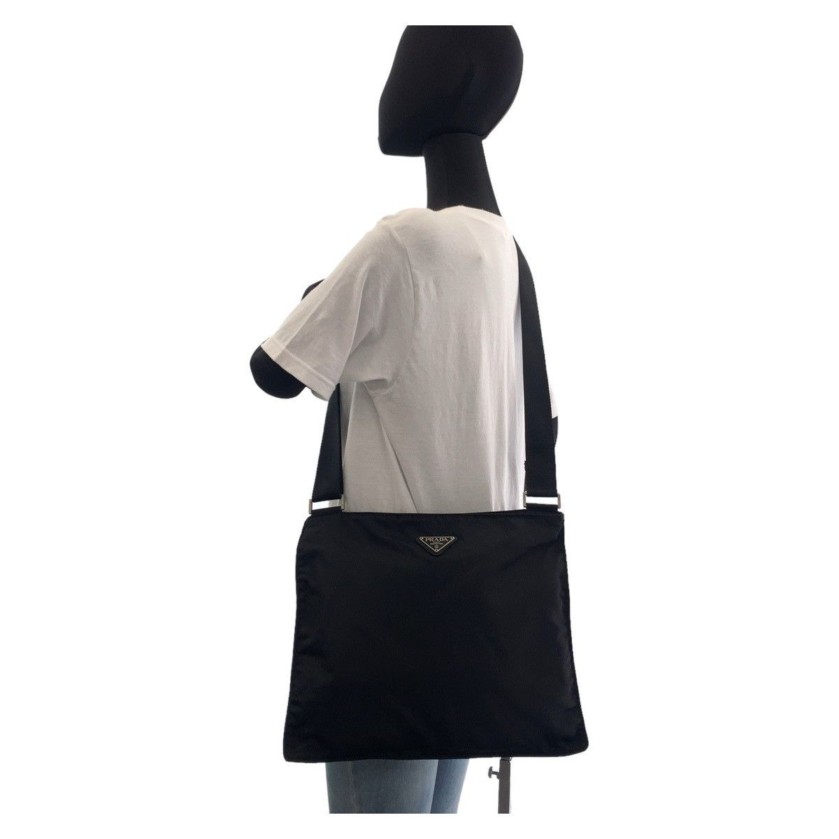 Prada Prada Prada Tessuto Nylon Shoulder Bag Textile Crossbody Bag DUTY FREE for USA Size ONE SIZE - 9 Thumbnail