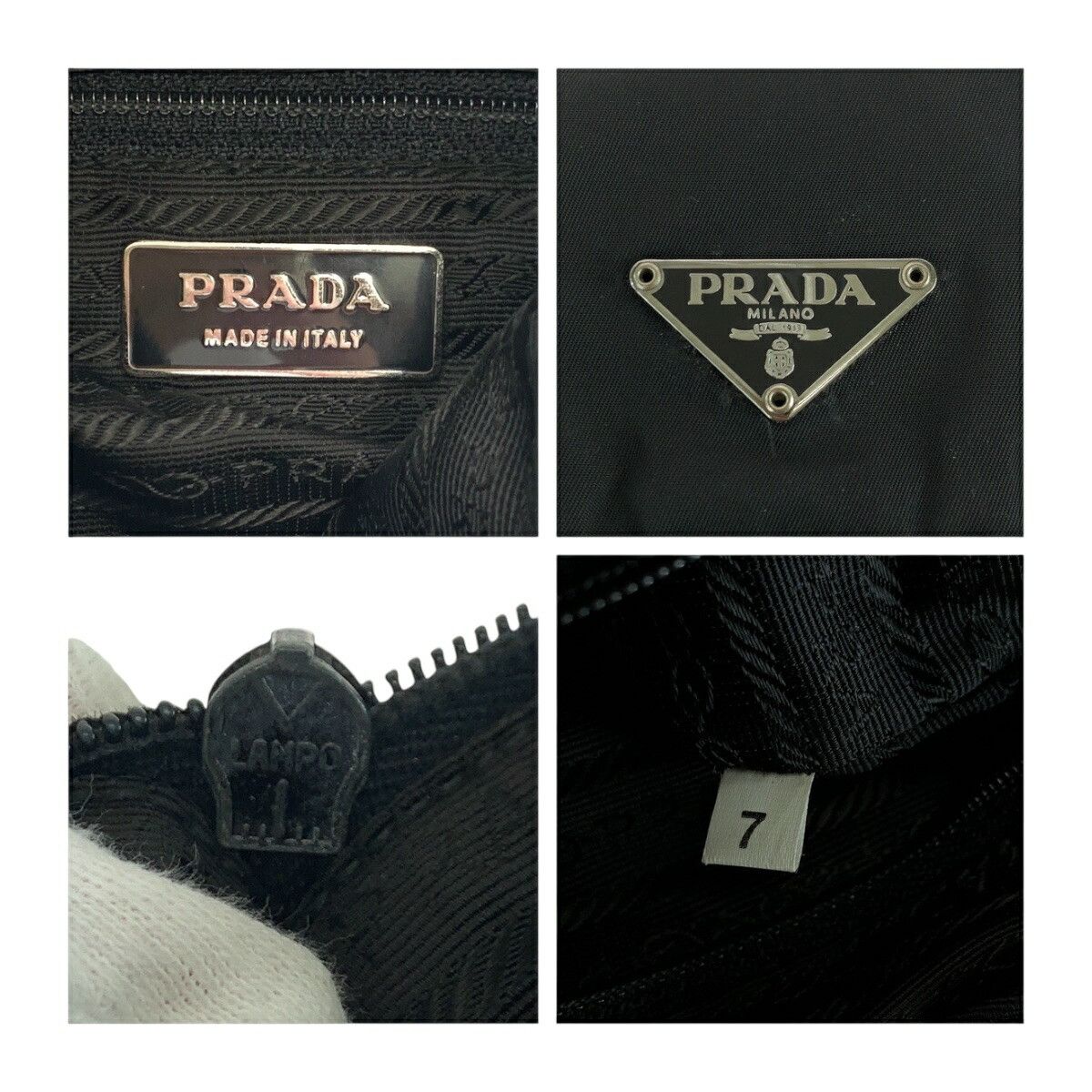Prada Prada Prada Tessuto Triangle Logo Plate Nylon Shoulder Bag Textile Shoulder Bag BT0173 DUTY FREE for USA Size ONE SIZE - 4 Thumbnail