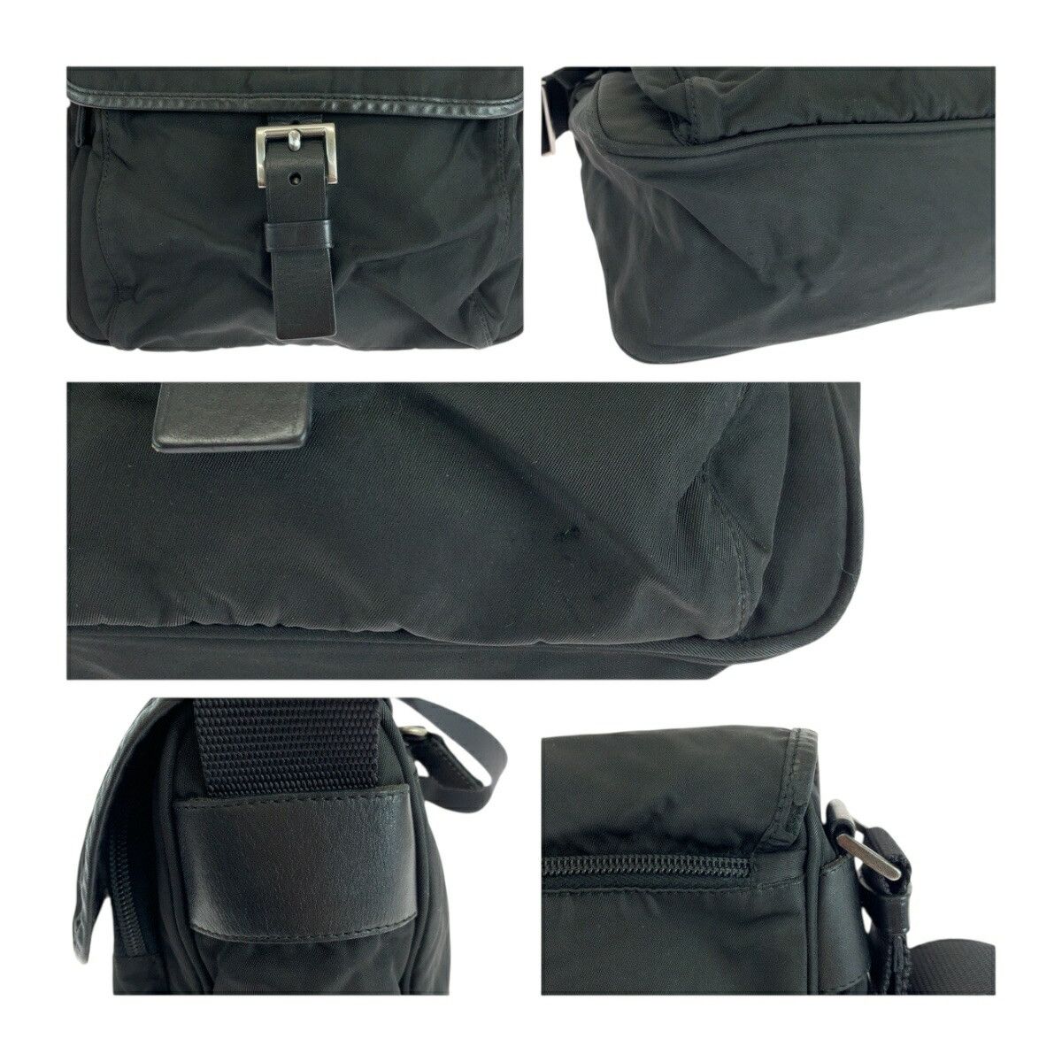 Prada Prada Prada Tessuto Triangle Logo Plate Nylon Shoulder Bag Textile Shoulder Bag BT0173 DUTY FREE for USA Size ONE SIZE - 5 Thumbnail