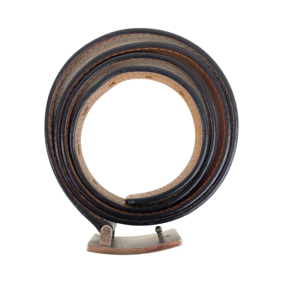 Louis Vuitton Louis Vuitton Louis Vuitton Sangle Jeans Leather Metal Belt Leather Belt M6812 DUTY FREE for USA Size ONE SIZE - 9 Thumbnail