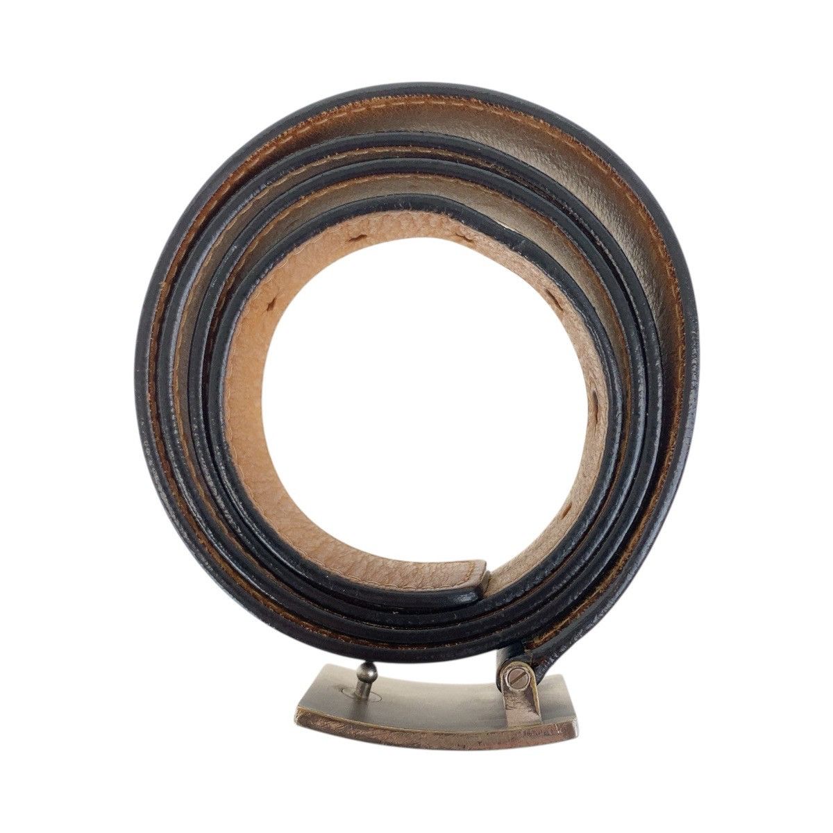 Louis Vuitton Louis Vuitton Louis Vuitton Sangle Jeans Leather Metal Belt Leather Belt M6812 DUTY FREE for USA Size ONE SIZE - 8 Thumbnail