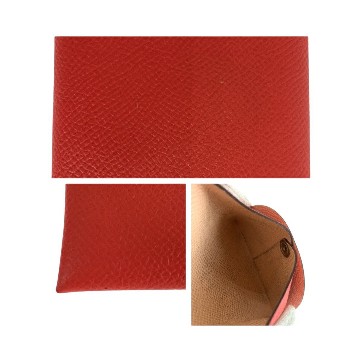 Hermes Hermes Hermès Bastia Chevre Mysore Coin Case Leather Coin Case Stamp D DUTY FREE for USA Size ONE SIZE - 10 Thumbnail