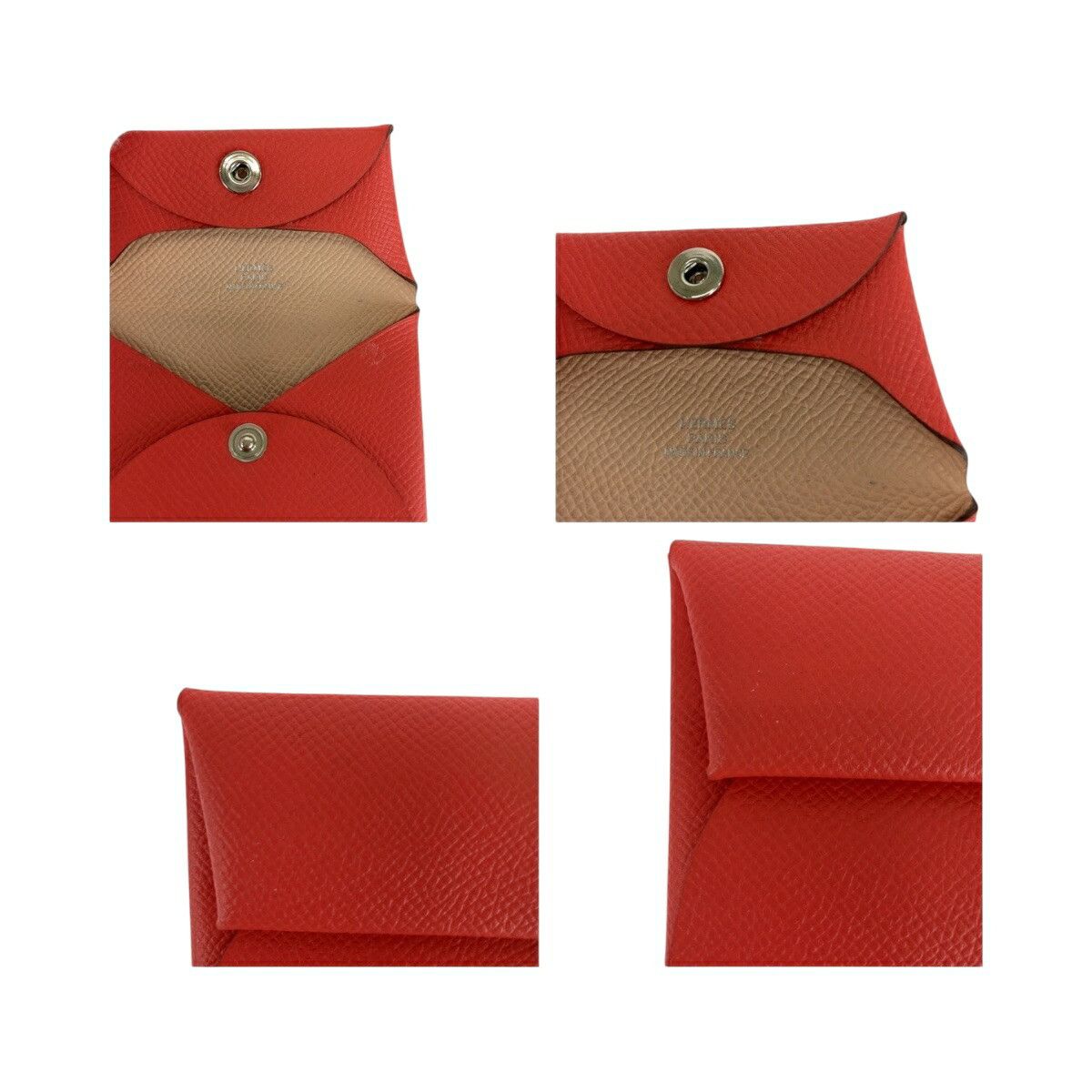Hermes Hermes Hermès Bastia Chevre Mysore Coin Case Leather Coin Case Stamp D DUTY FREE for USA Size ONE SIZE - 9 Thumbnail