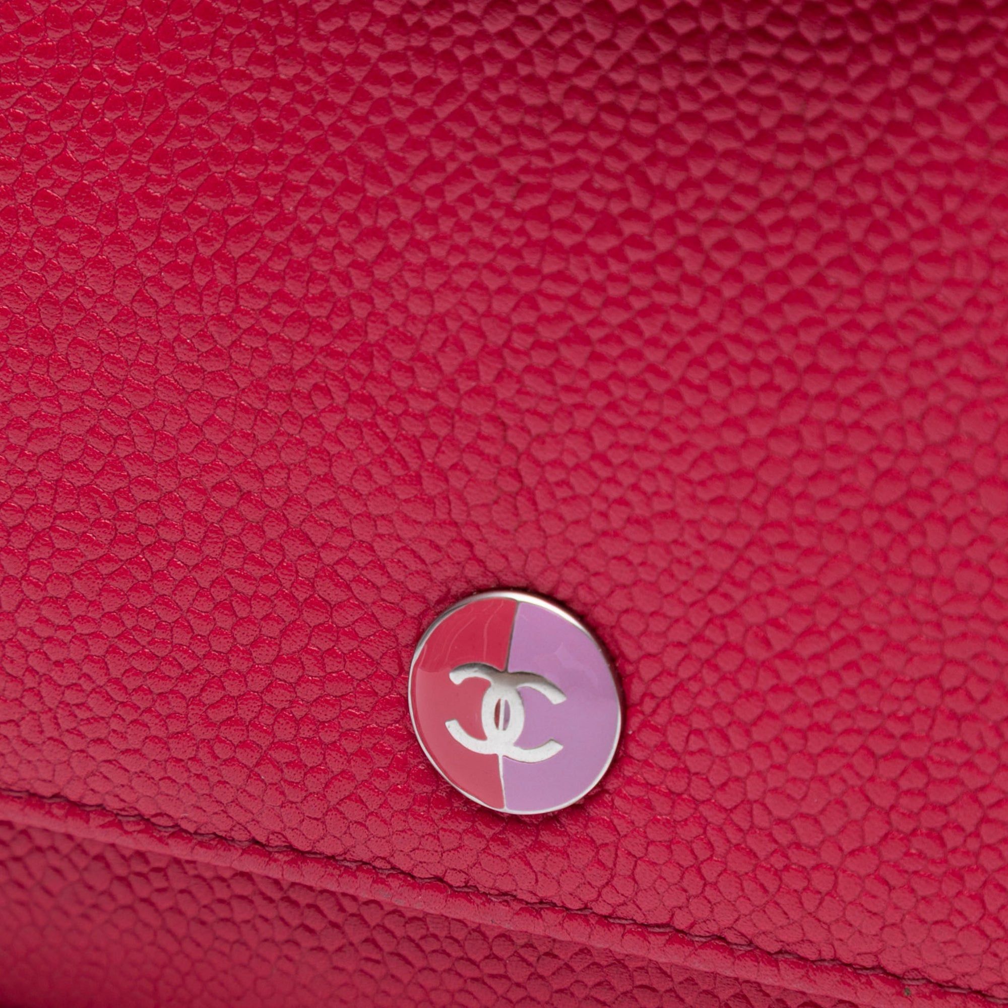 Chanel Caviar Bicolor CC Wallet On Chain Size ONE SIZE - 6 Thumbnail