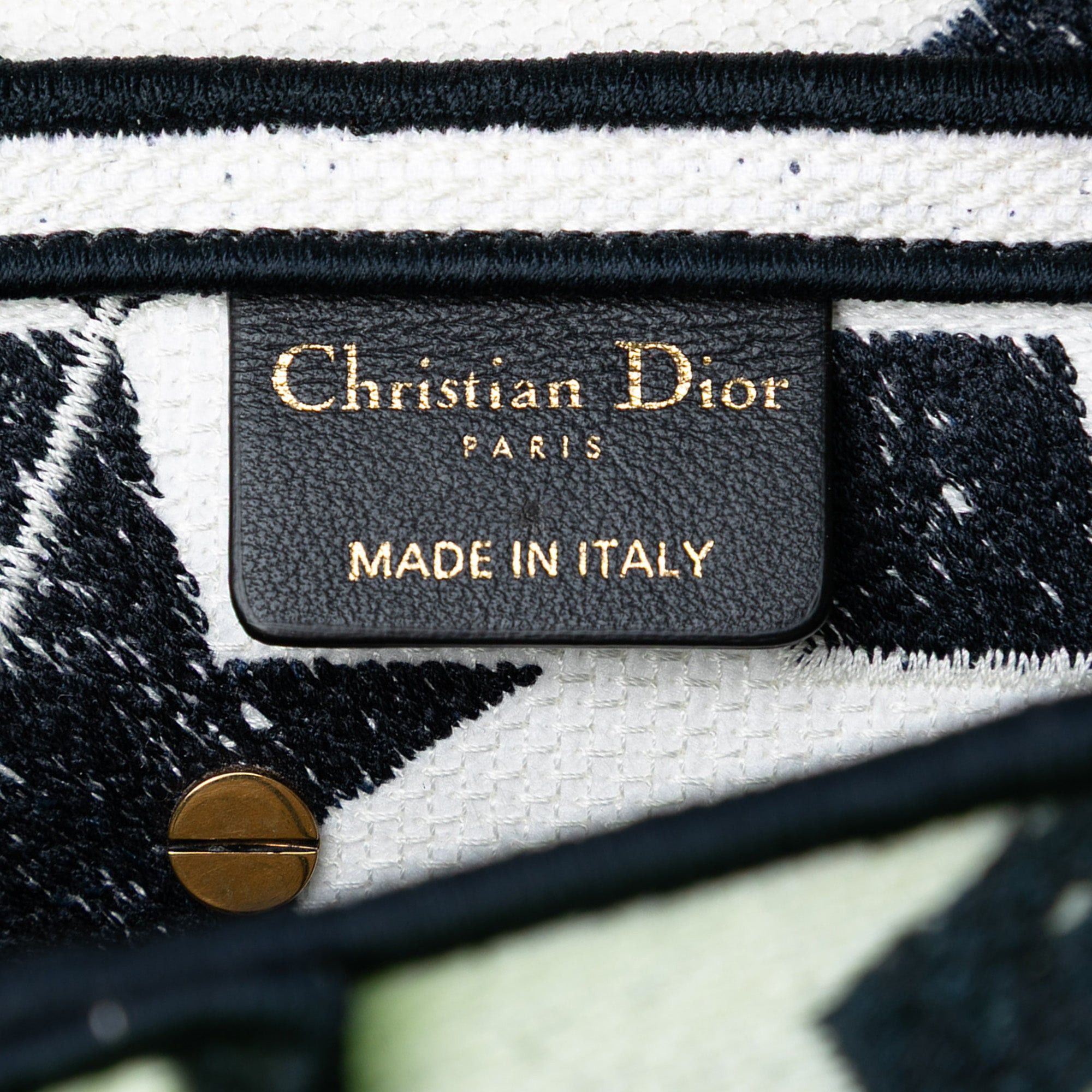 Dior Embroidered Canvas Stars Saddle Bag Size ONE SIZE - 5 Thumbnail