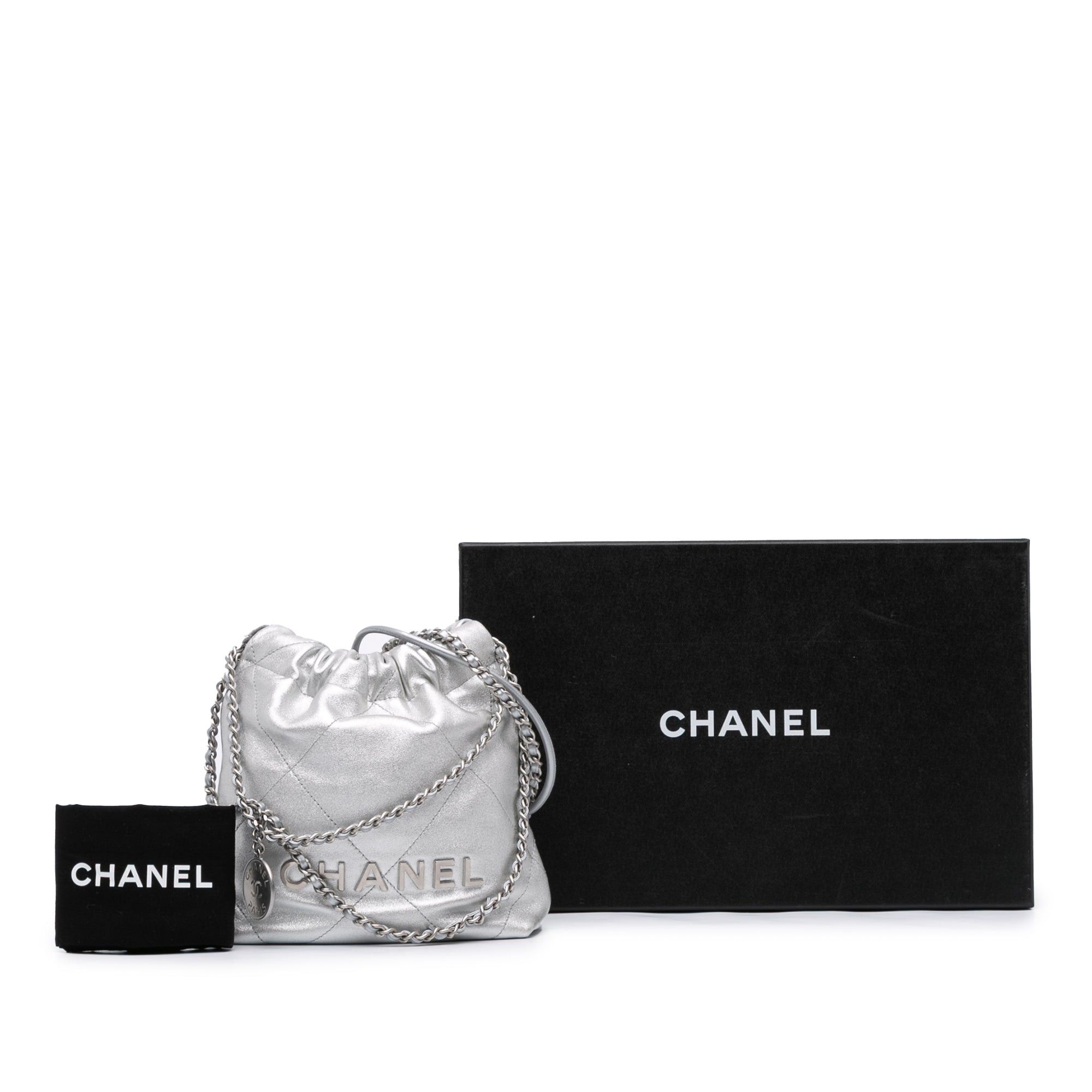 Chanel Mini Metallic Calfskin 22 Satchel Size ONE SIZE - 11 Thumbnail