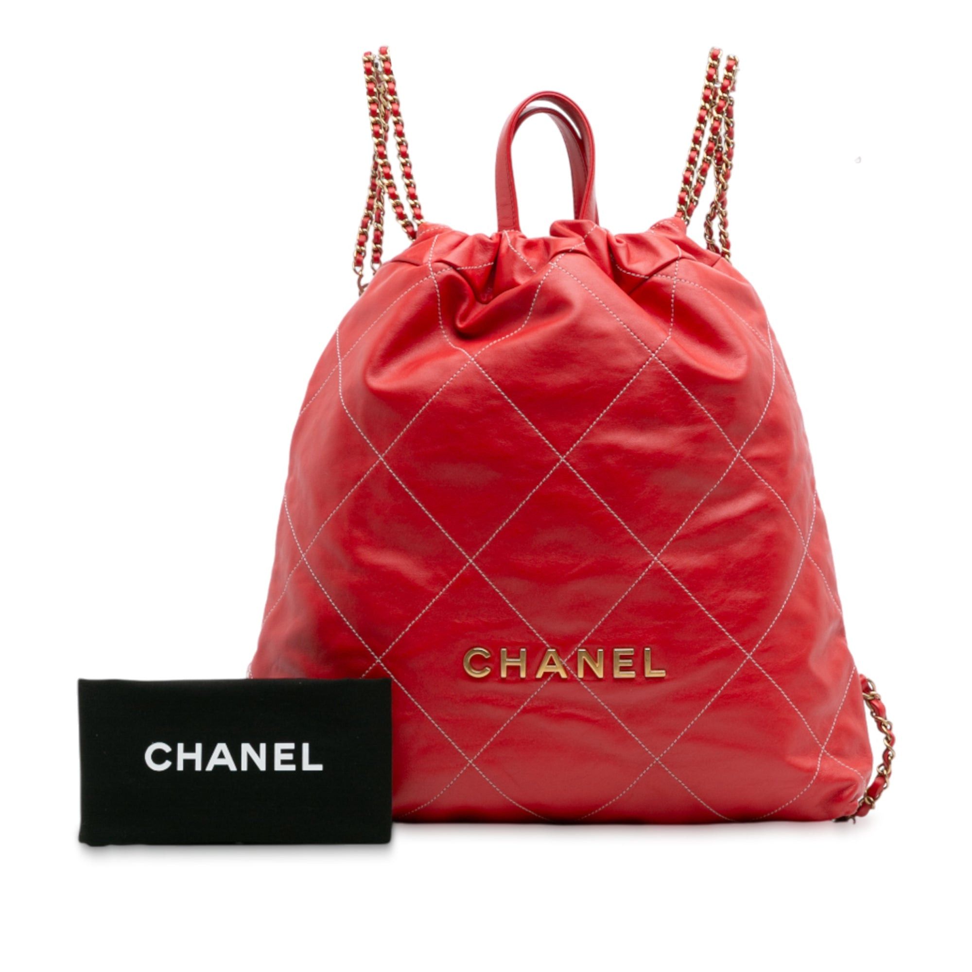 Chanel Large Shiny Quilted Calfskin 22 Backpack Size ONE SIZE - 11 Thumbnail