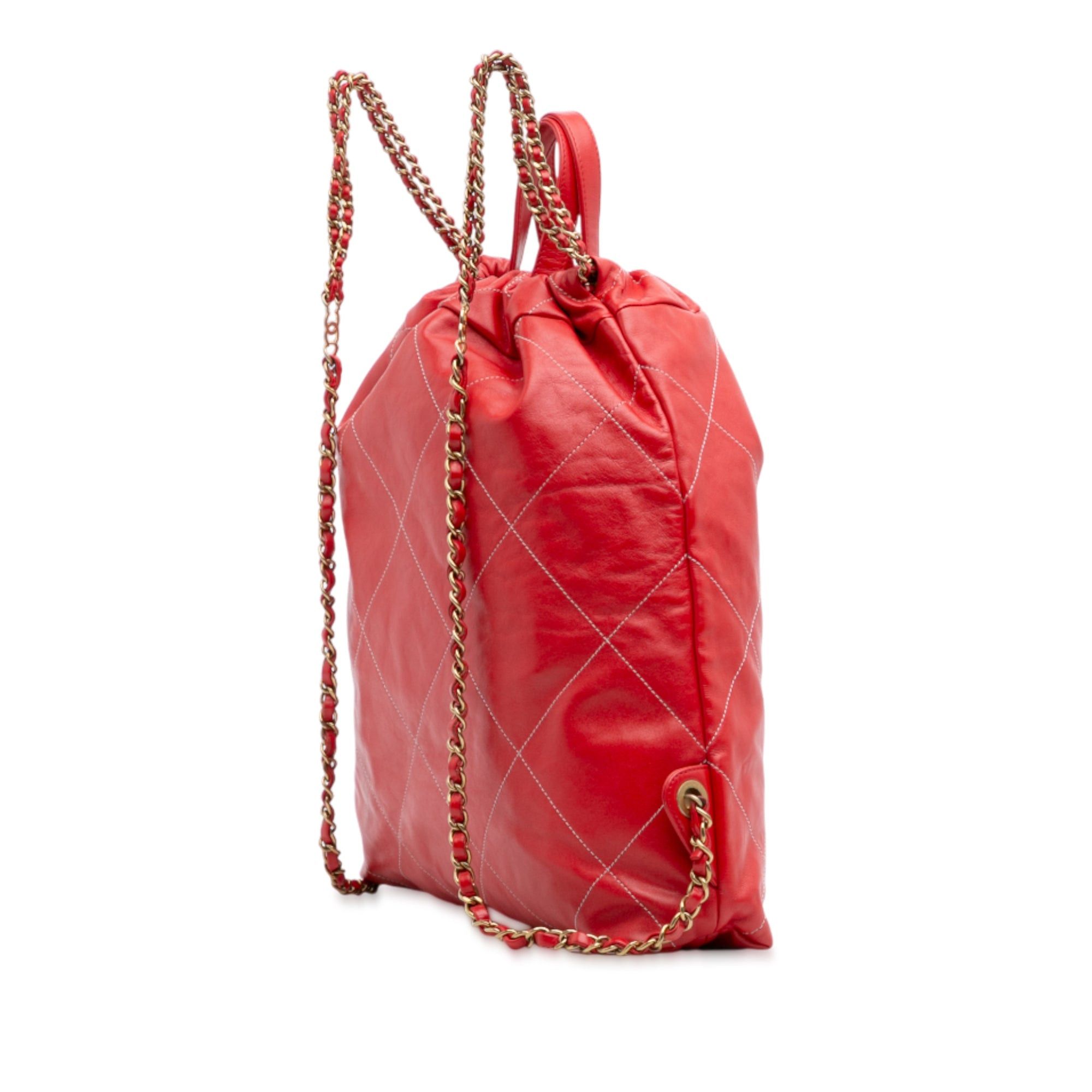 Chanel Large Shiny Quilted Calfskin 22 Backpack Size ONE SIZE - 2 Thumbnail