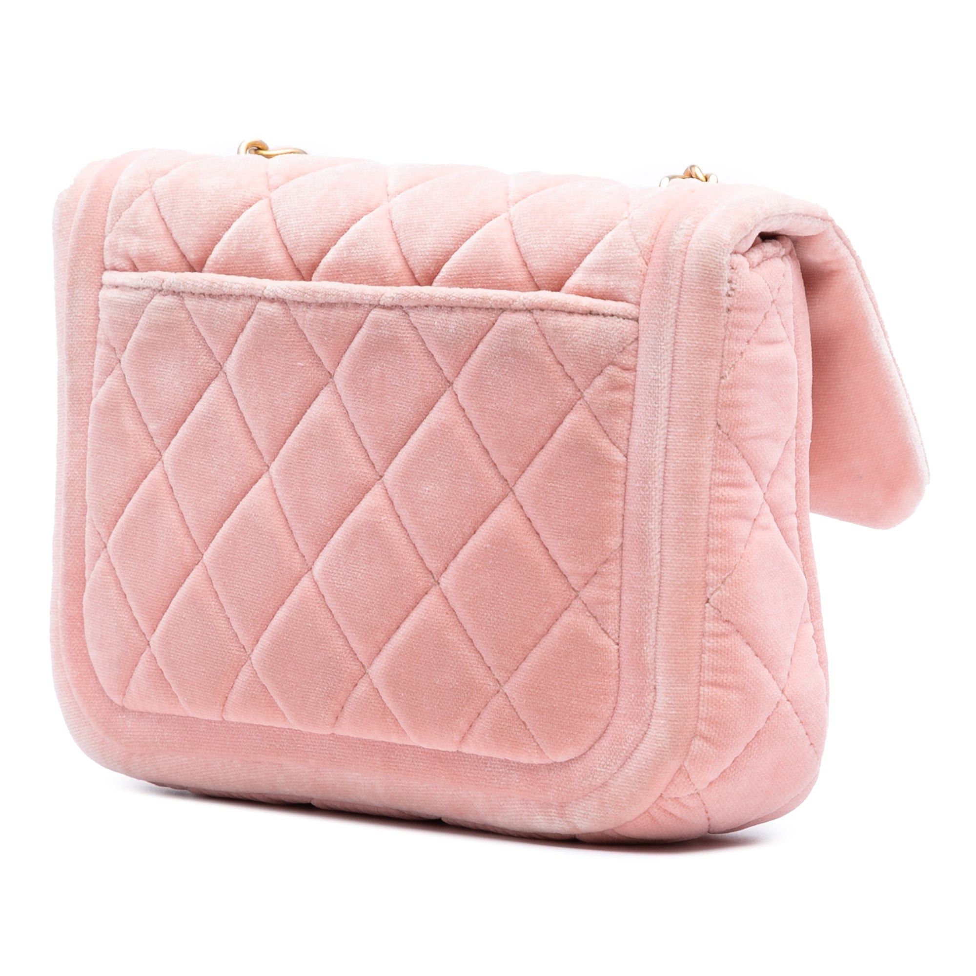 Chanel Mini Quilted Velvet Double Frame Flap Size ONE SIZE - 2 Thumbnail