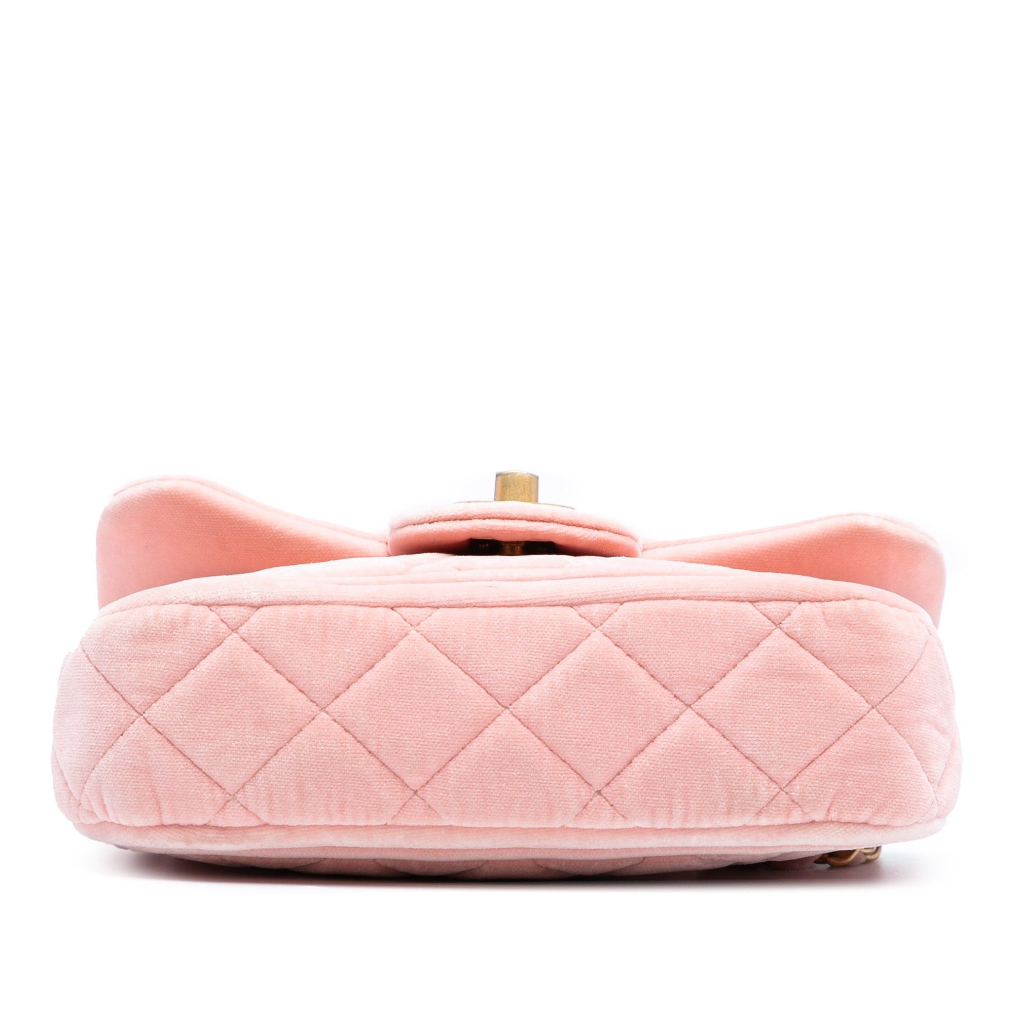Chanel Mini Quilted Velvet Double Frame Flap Size ONE SIZE - 3 Thumbnail