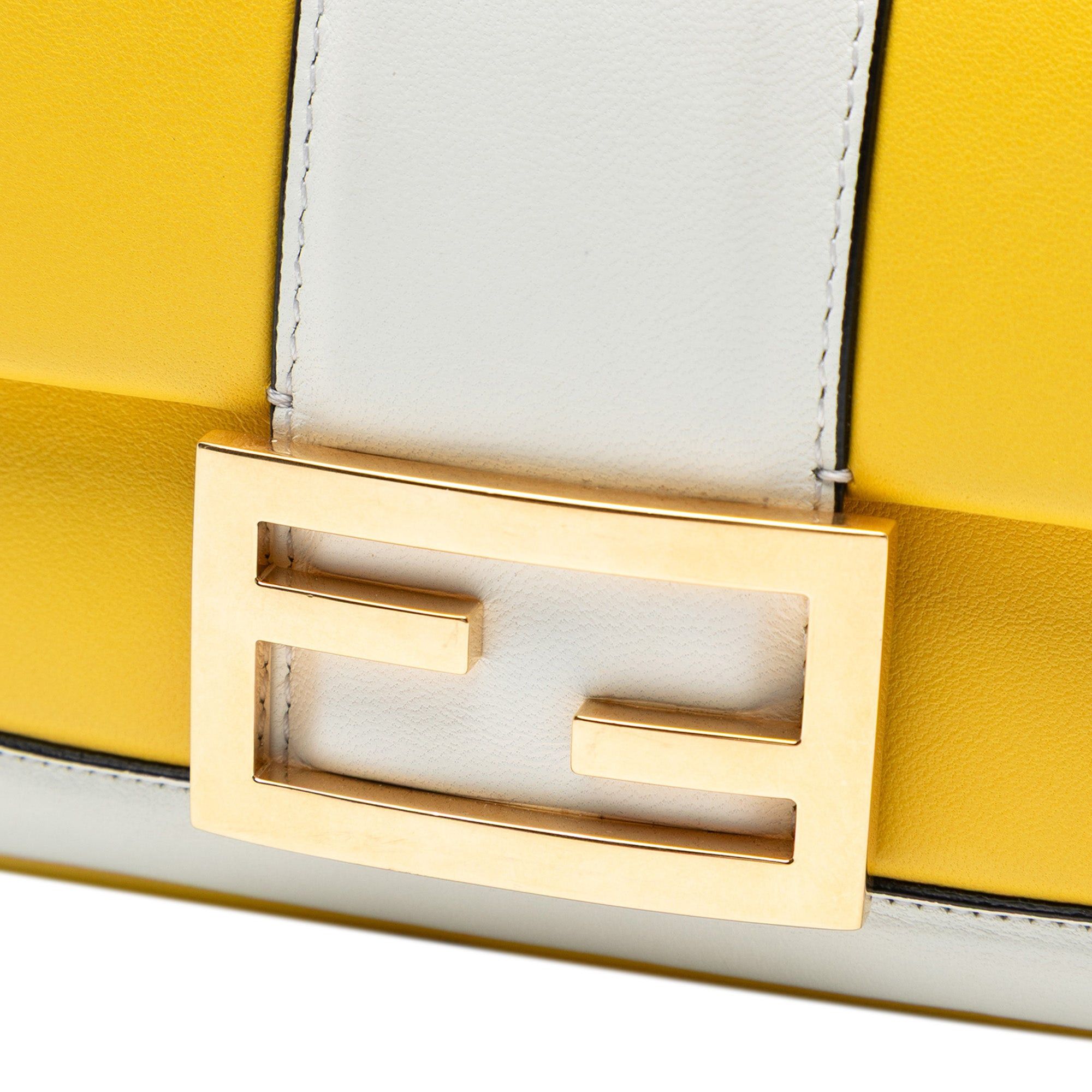 Fendi Mini Bicolor Nappa Apolo Chain Baguette Shoulder Bag Size ONE SIZE - 6 Thumbnail