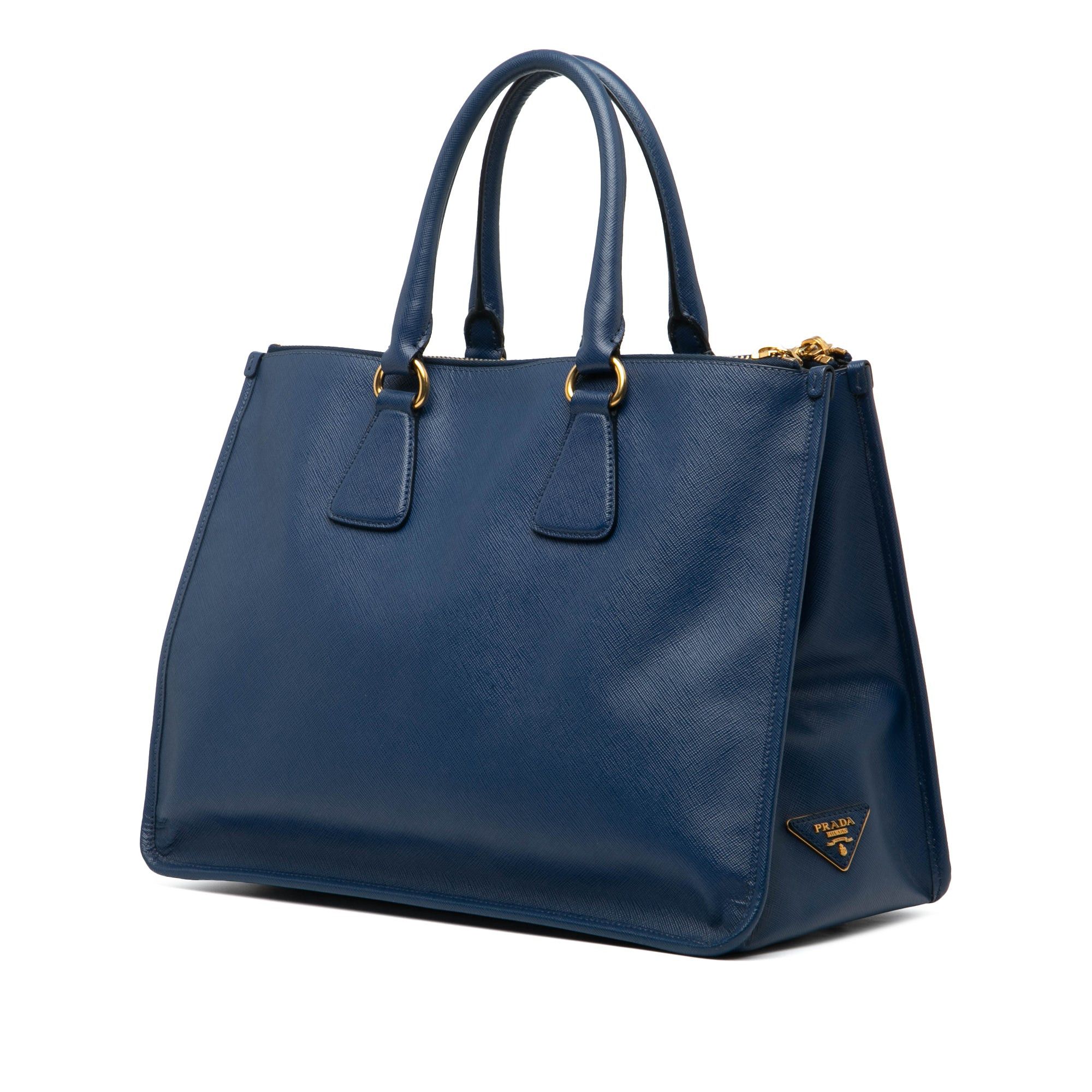 Prada Saffiano Double Zip Open Convertible Tote Size ONE SIZE - 2 Thumbnail