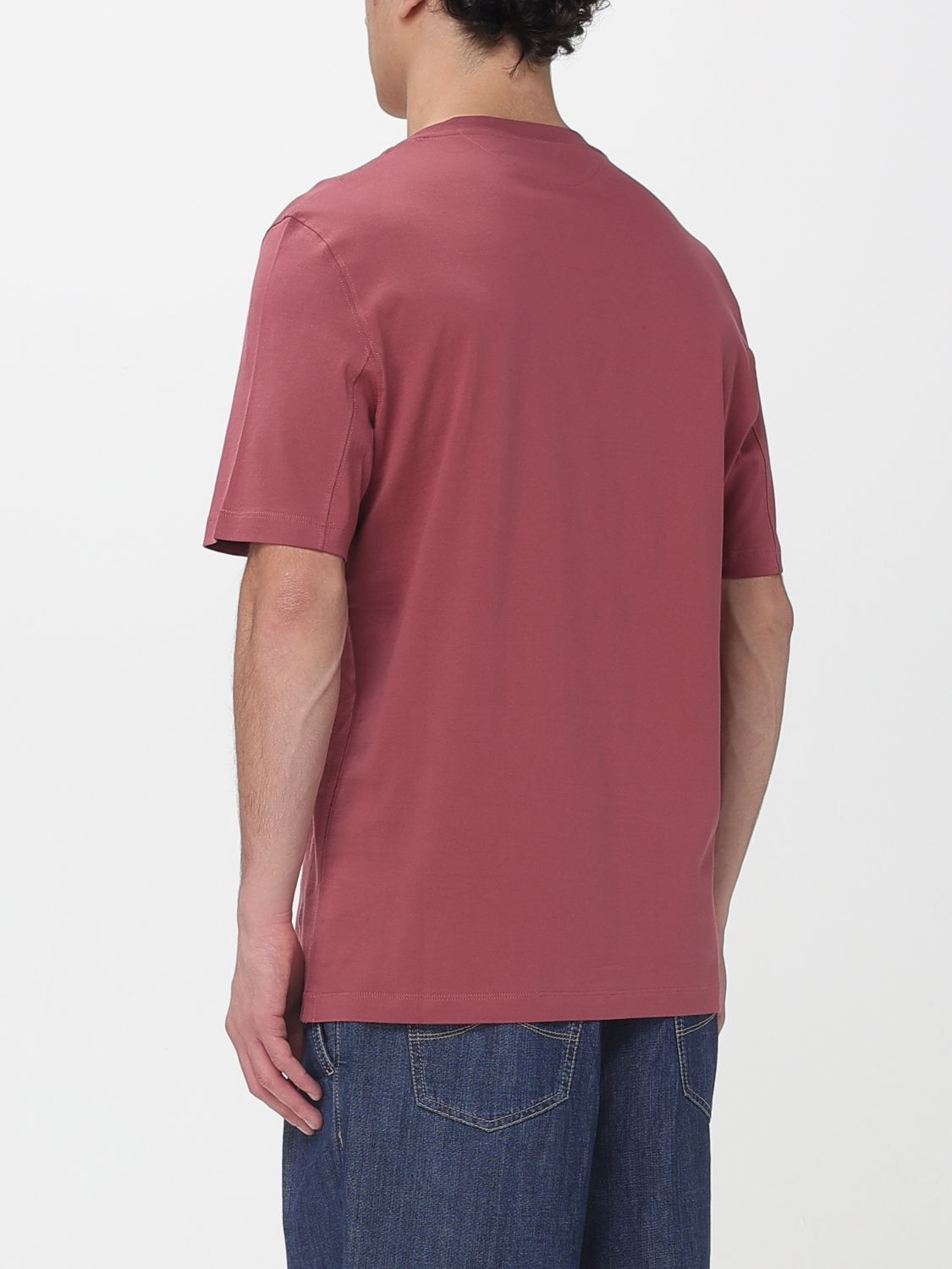 Brunello Cucinelli Brunello Cucinelli T-Shirt Men Coral Size US S / EU 44-46 / 1 - 3 Thumbnail