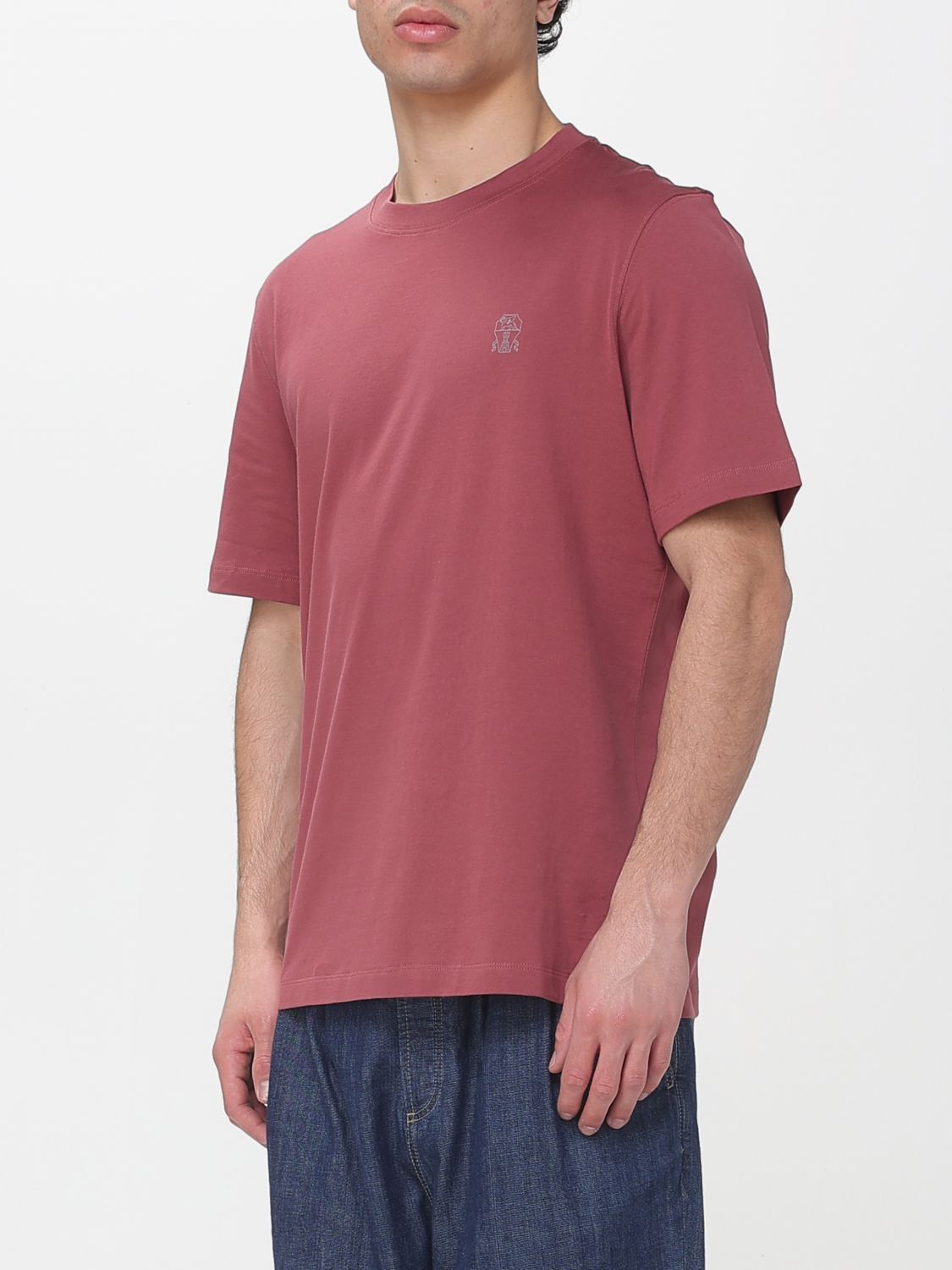 Brunello Cucinelli Brunello Cucinelli T-Shirt Men Coral Size US S / EU 44-46 / 1 - 4 Thumbnail
