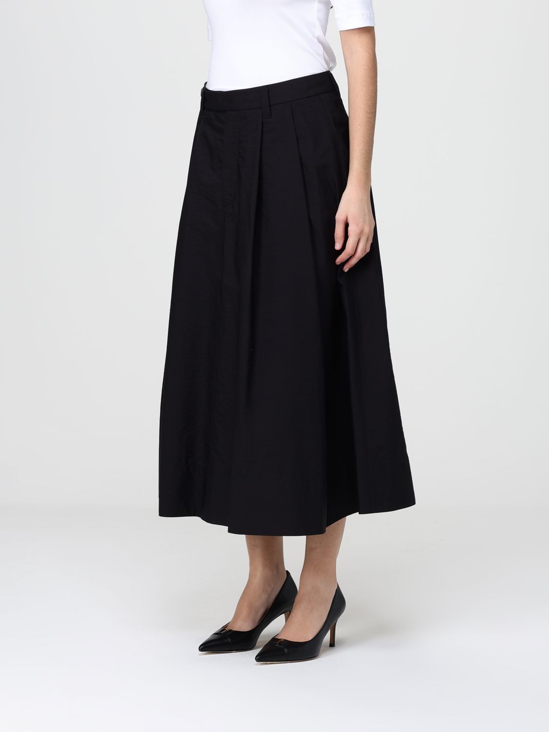 Brunello Cucinelli Brunello Cucinelli Skirt Woman Black Size 26" / US 2 / IT 38 - 4 Thumbnail