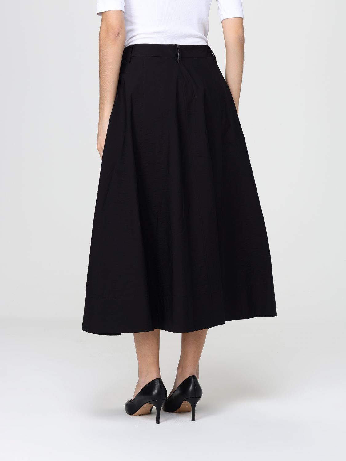 Brunello Cucinelli Brunello Cucinelli Skirt Woman Black Size 28" / US 6 / IT 42 - 3 Thumbnail