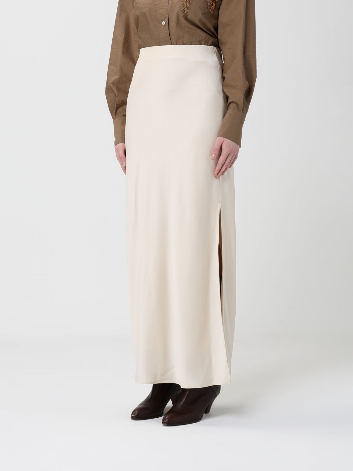 Brunello Cucinelli Brunello Cucinelli Skirt Woman Butter Size 28" / US 6 / IT 42 - 4 Thumbnail