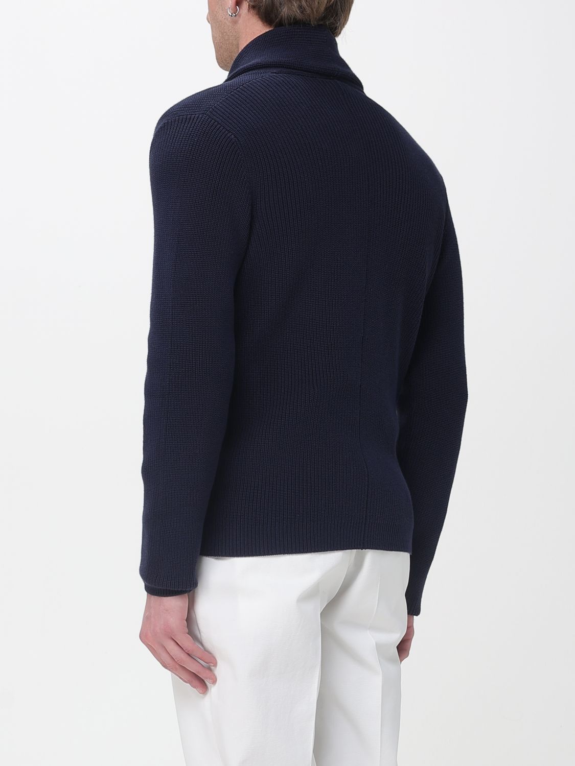 Brunello Cucinelli Brunello Cucinelli Sweater Men Navy Size US M / EU 48-50 / 2 - 3 Thumbnail
