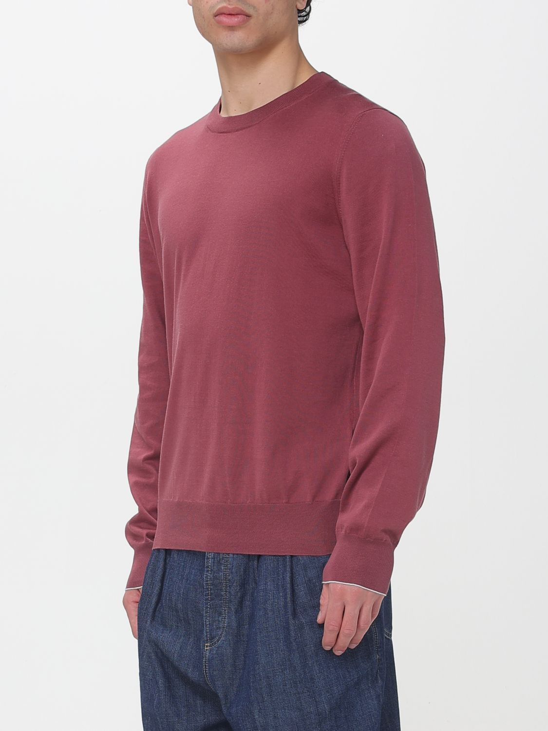 Brunello Cucinelli Brunello Cucinelli Sweater Men Beige Size US XL / EU 56 / 4 - 4 Thumbnail