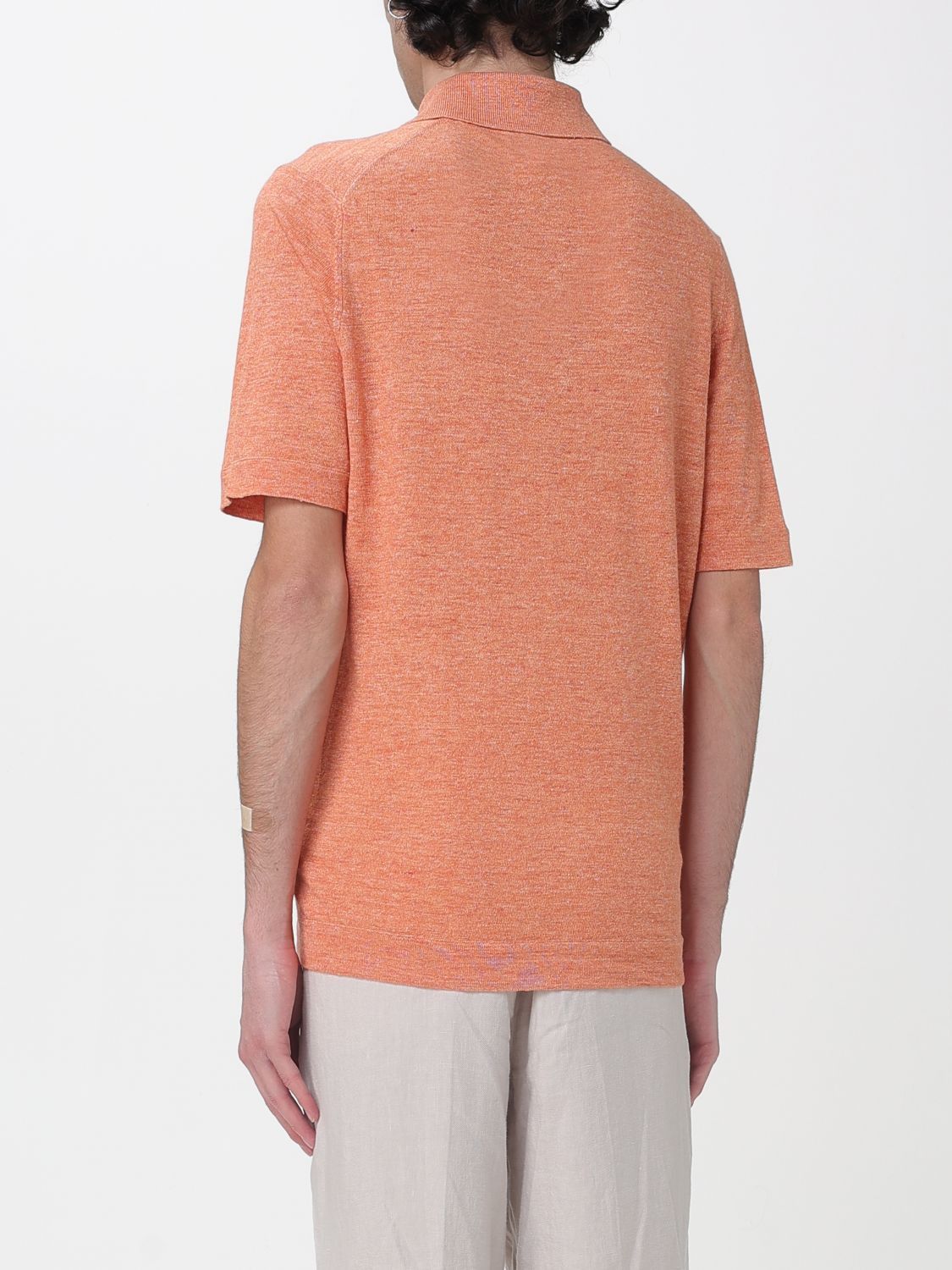 Brunello Cucinelli Brunello Cucinelli Polo Shirt Men Orange Size US M / EU 48-50 / 2 - 3 Thumbnail